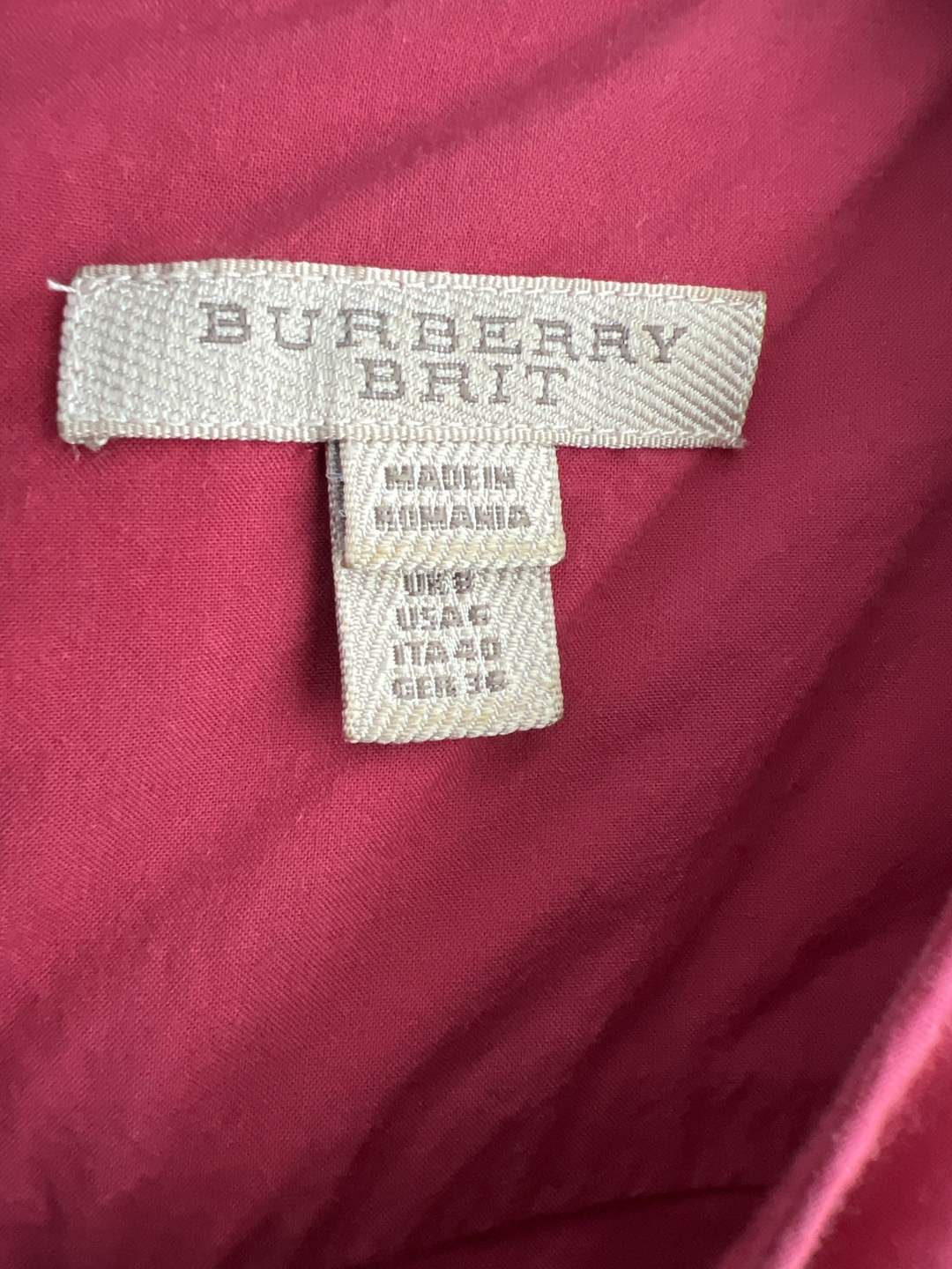 Burberry Brit Plaid Dress, Size 6 - photo 2
