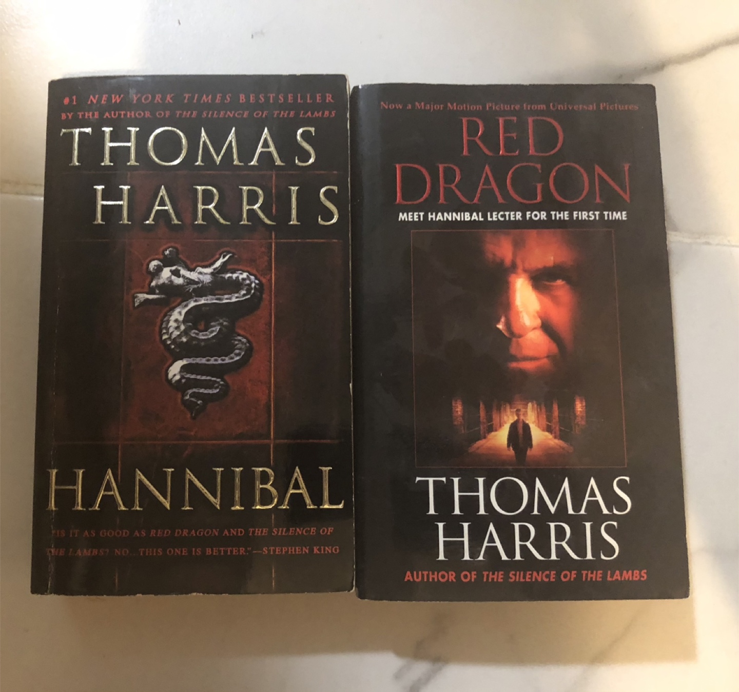 Thomas Harris Books: Hannibal and Red Dragon
