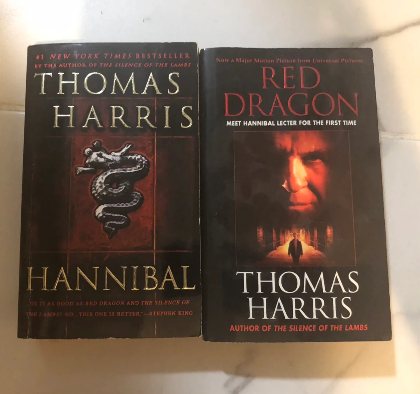 Thomas Harris Books: Hannibal and Red Dragon thumbnail