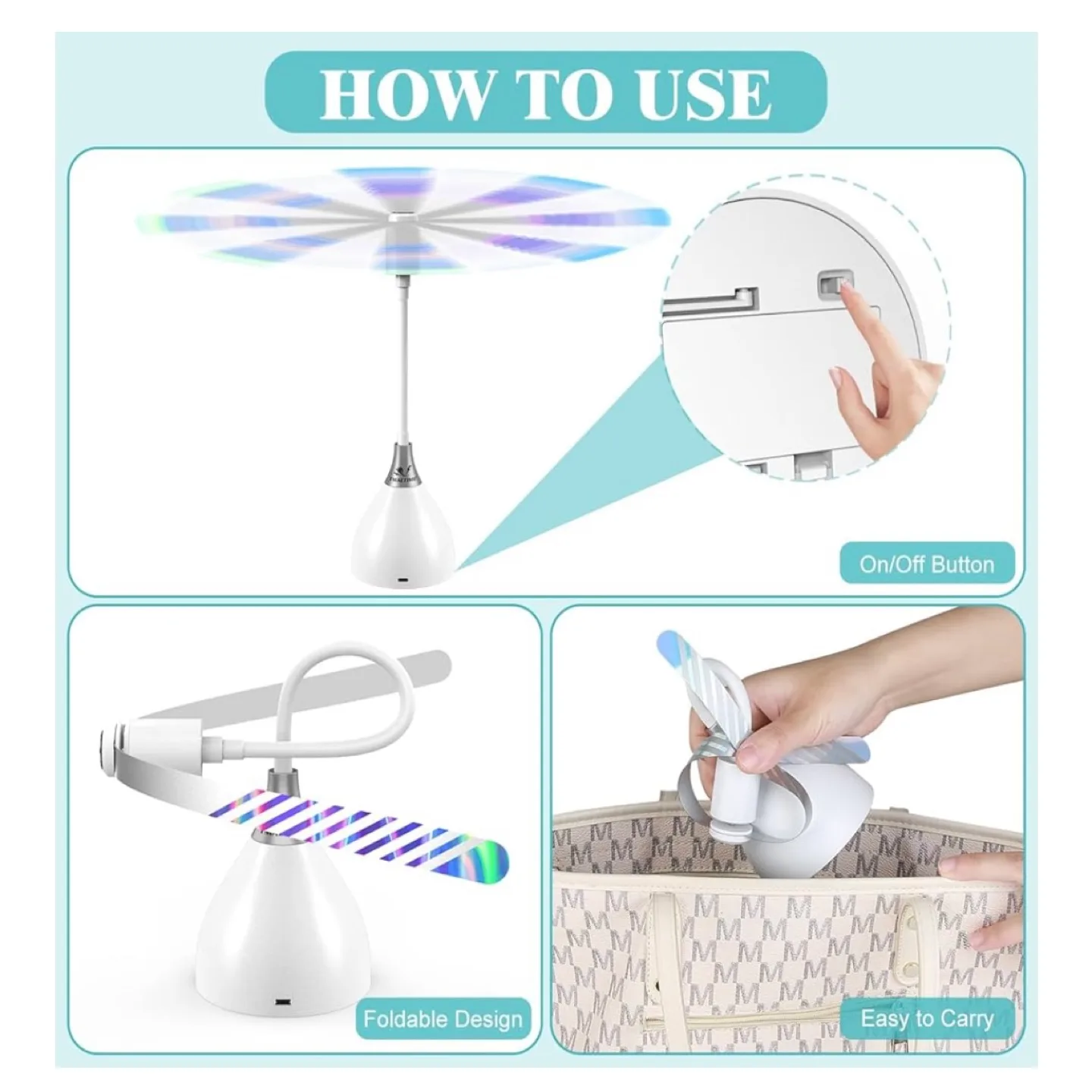 Neijiaer Fly Fan - Keep Bugs Away! image indicator(6)