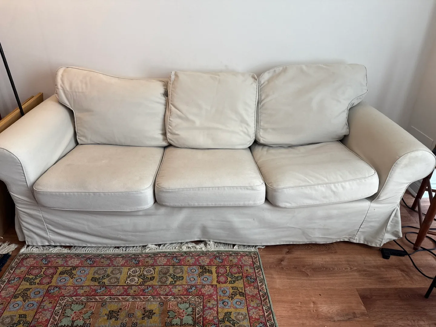 Uppland ikea White Three Seater Sofa