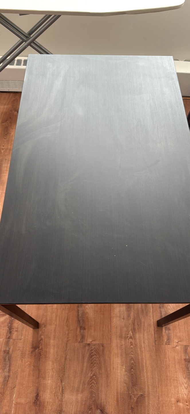 IKEA Sandsberg Black Table - 43 1/4" x 26 3/8" - photo 2