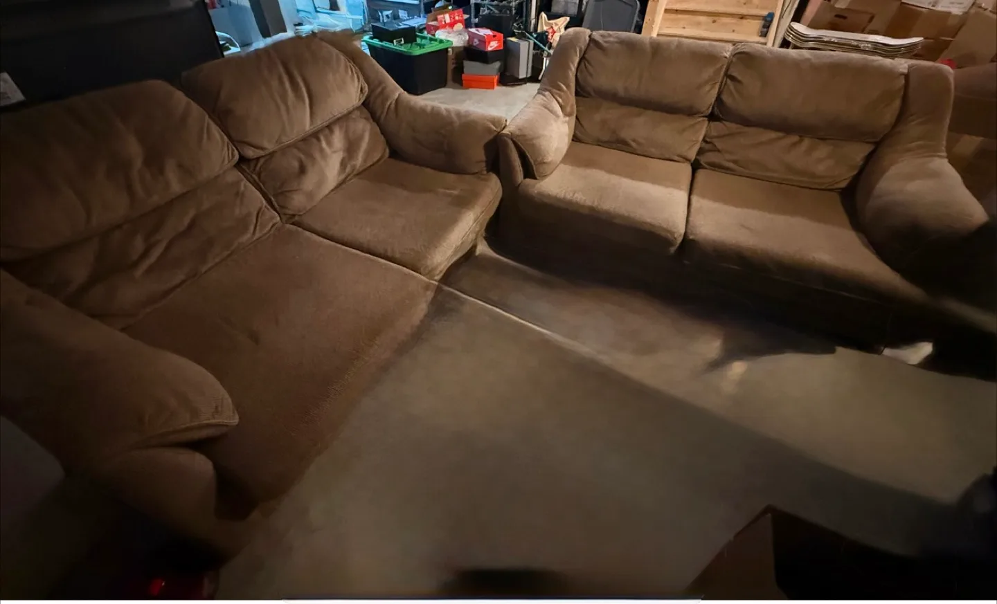 Brown Sofa Set