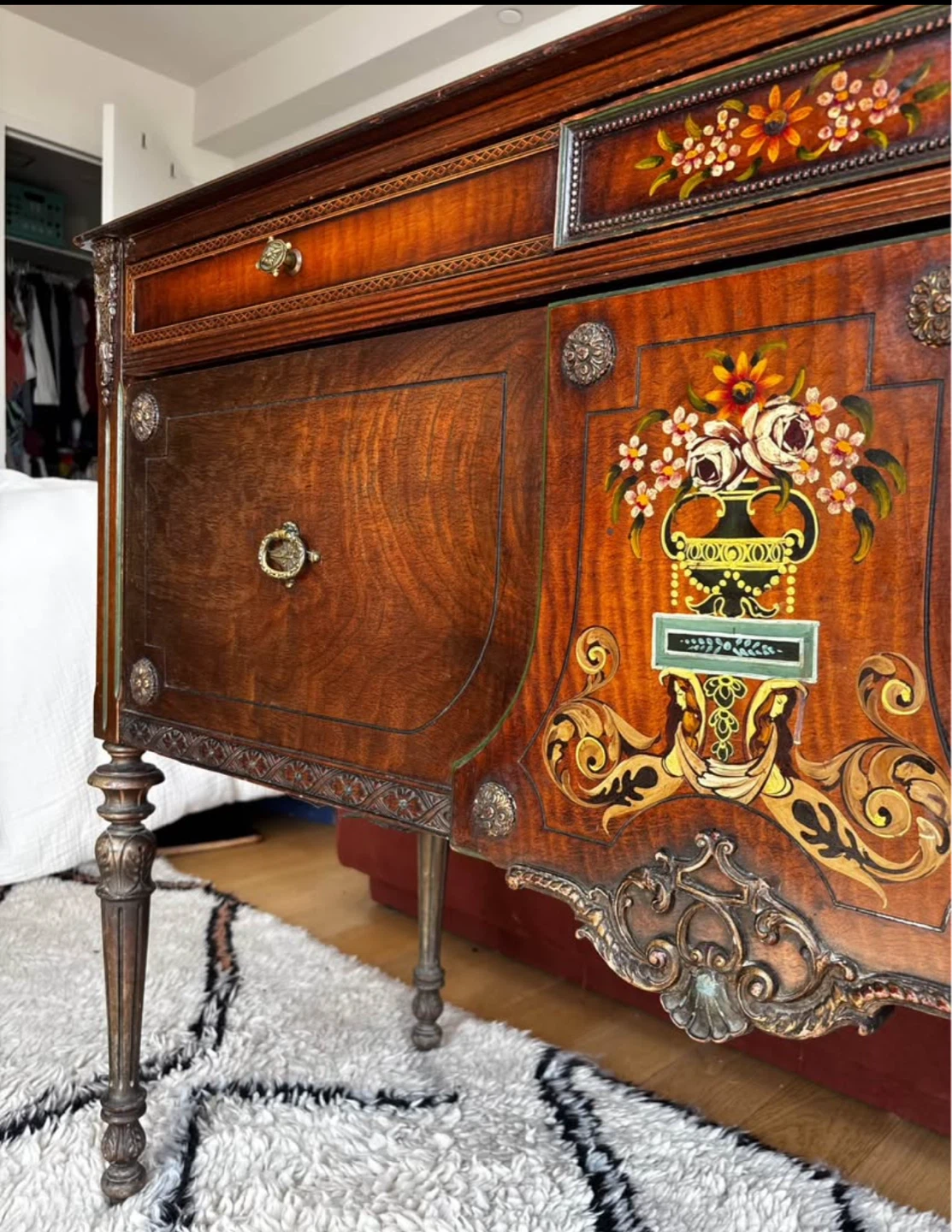 Antique Wooden Buffet/Sideboard - photo 2