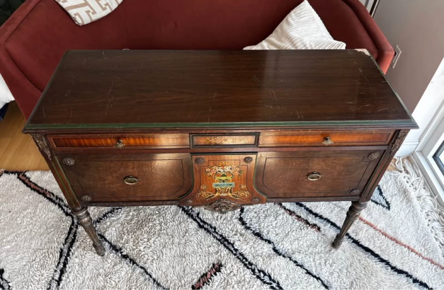 Antique Wooden Buffet/Sideboard - photo 5