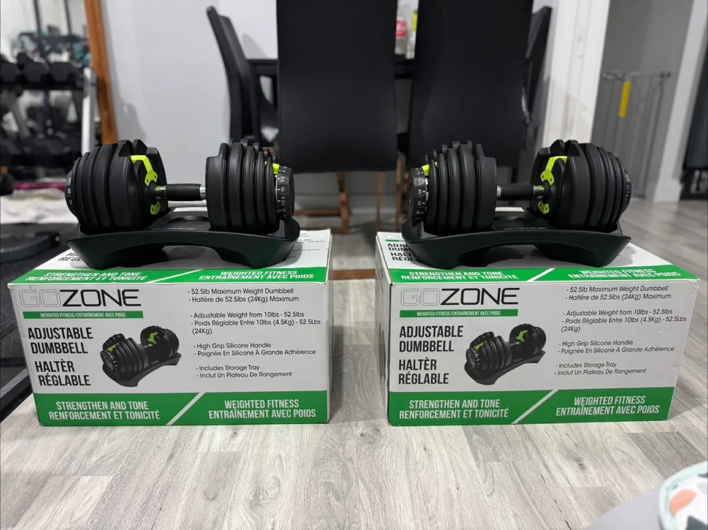 Go Zone Adjustable Dumbbell brand new thumbnail