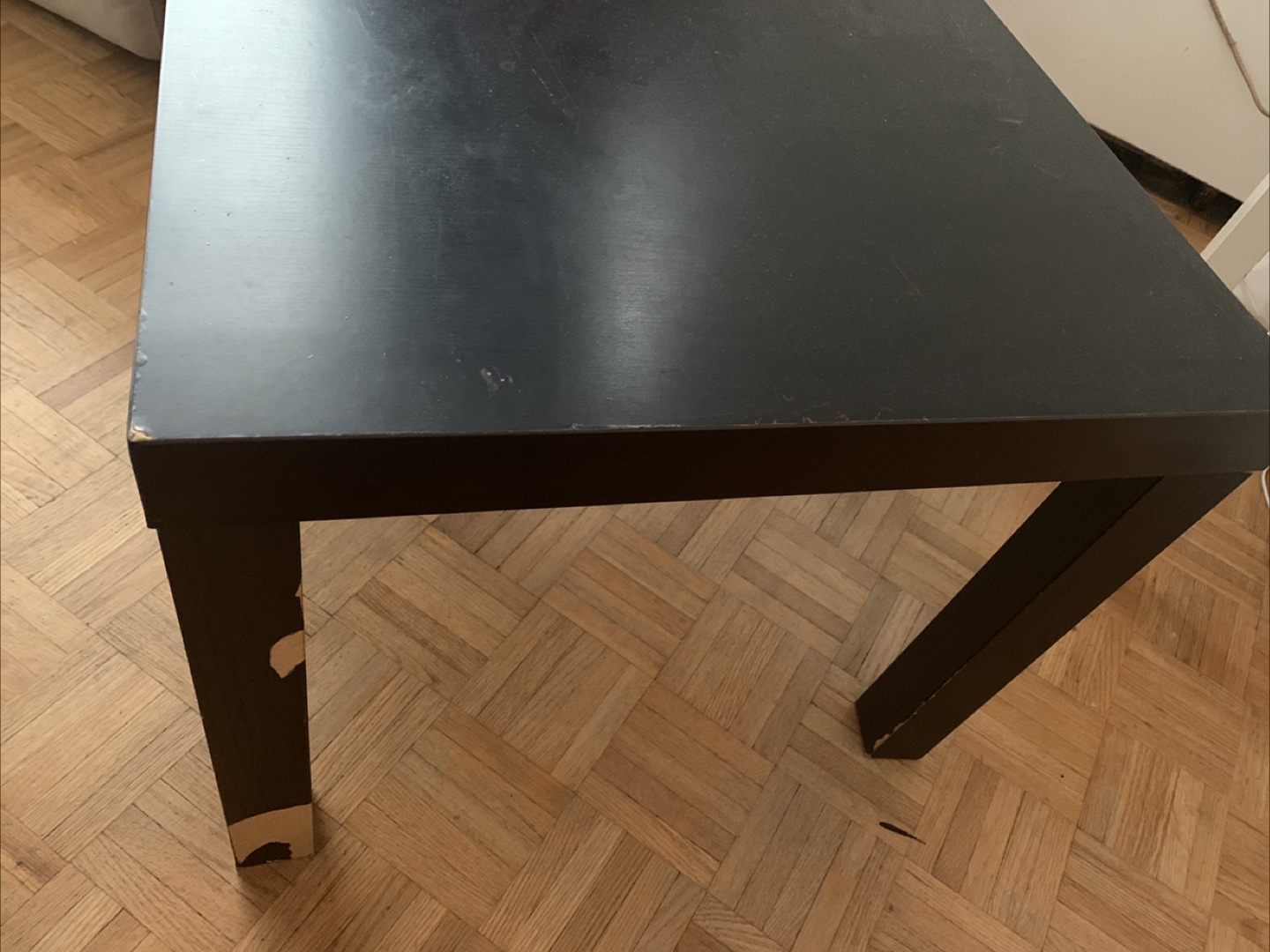 Black IKEA Side Table - photo 2