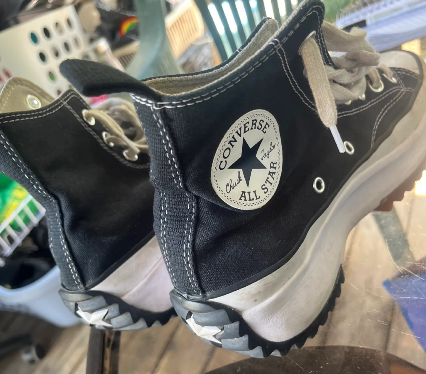 Converse Run Star Hike High Top Black Size 7 image indicator(2)