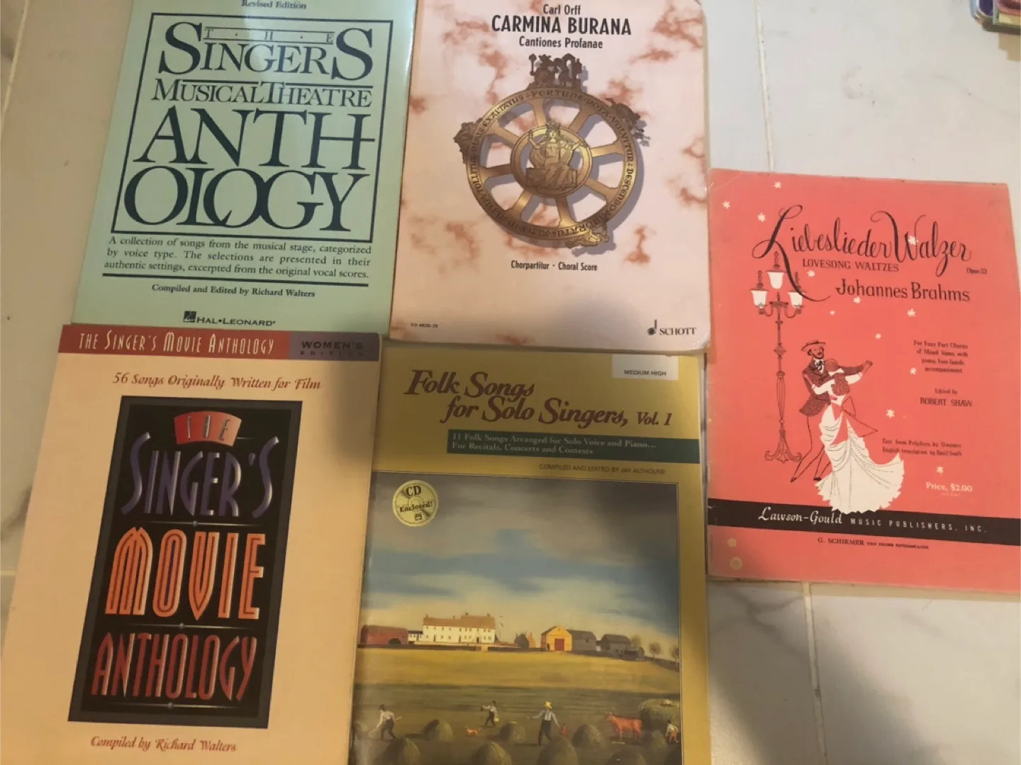 Collection of Music Books and Vocal Scores thumbnail