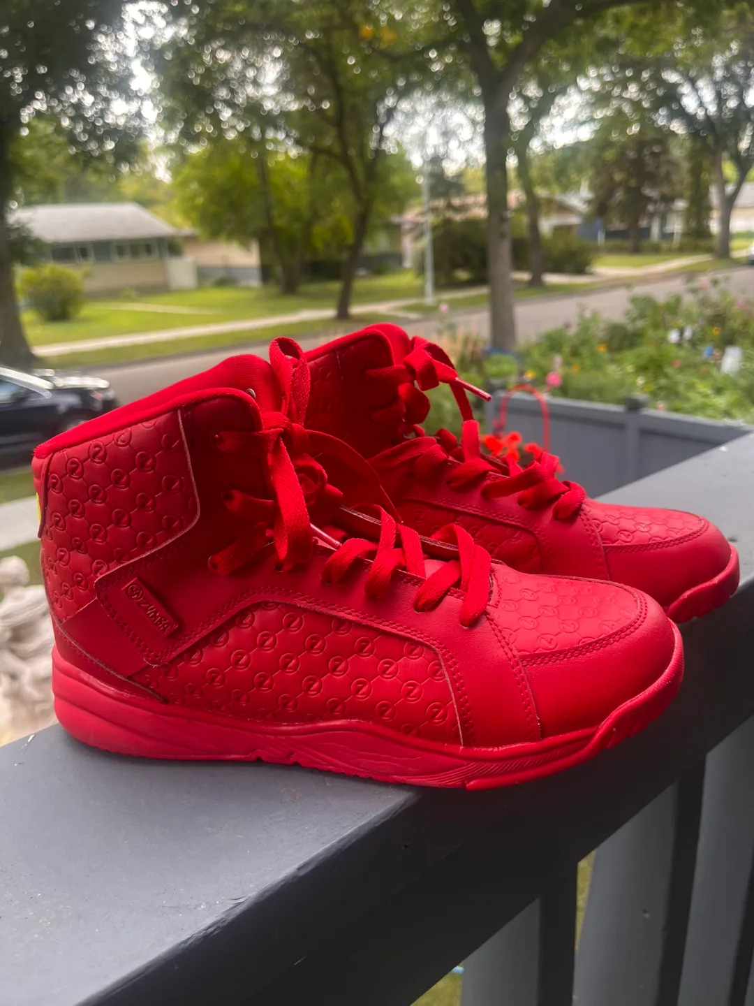Zumba Red High-Top Sneakers Size 7.5 thumbnail