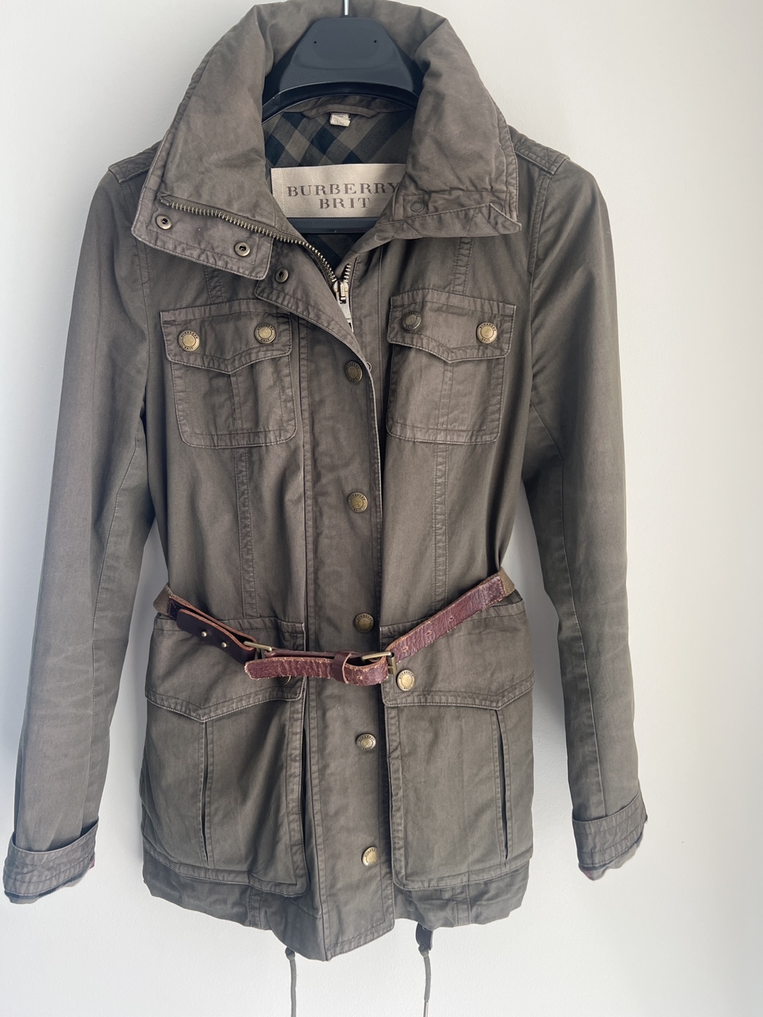 Burberry Brit Olive Green Jacket