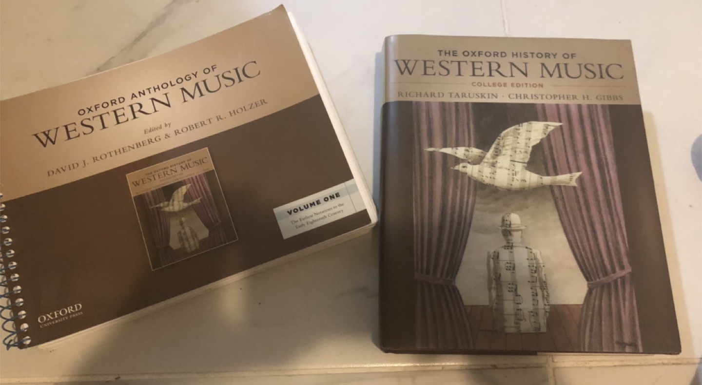 Oxford Anthology of Western Music Books