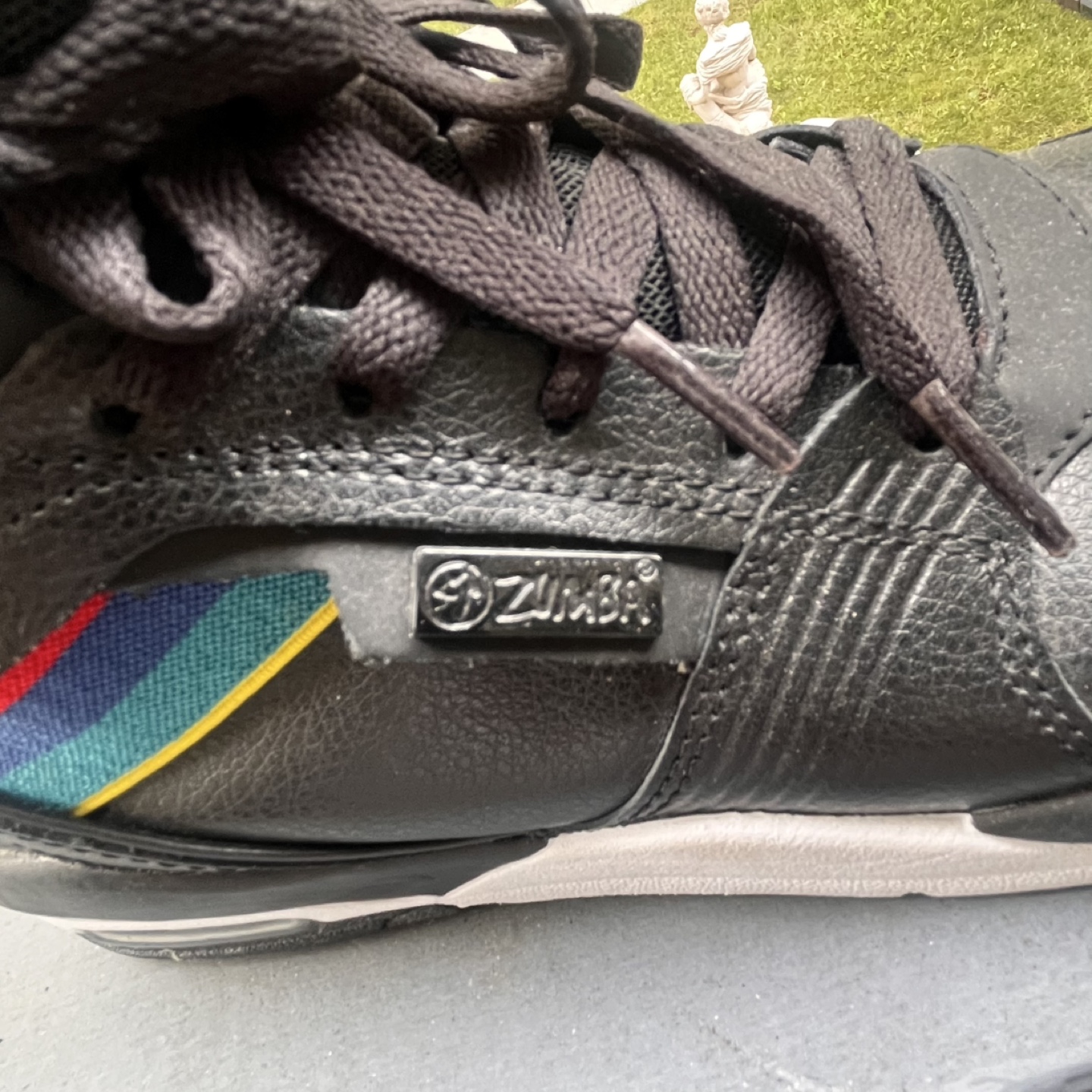 Zumba Black Rainbow High Top Sneakers Size 8 - photo 4