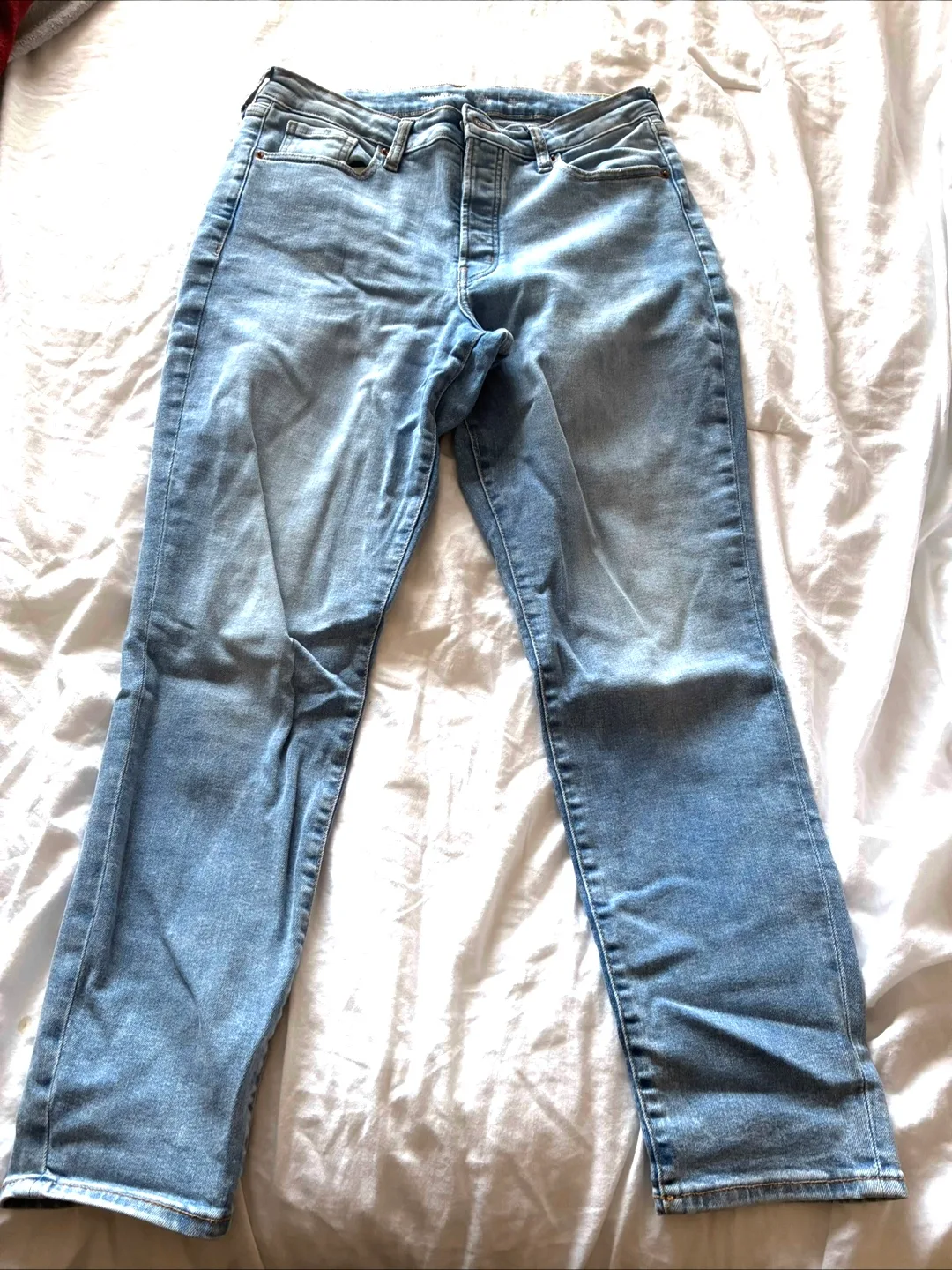 Old Navy High-Rise Straight Jeans - Size 12 Long thumbnail