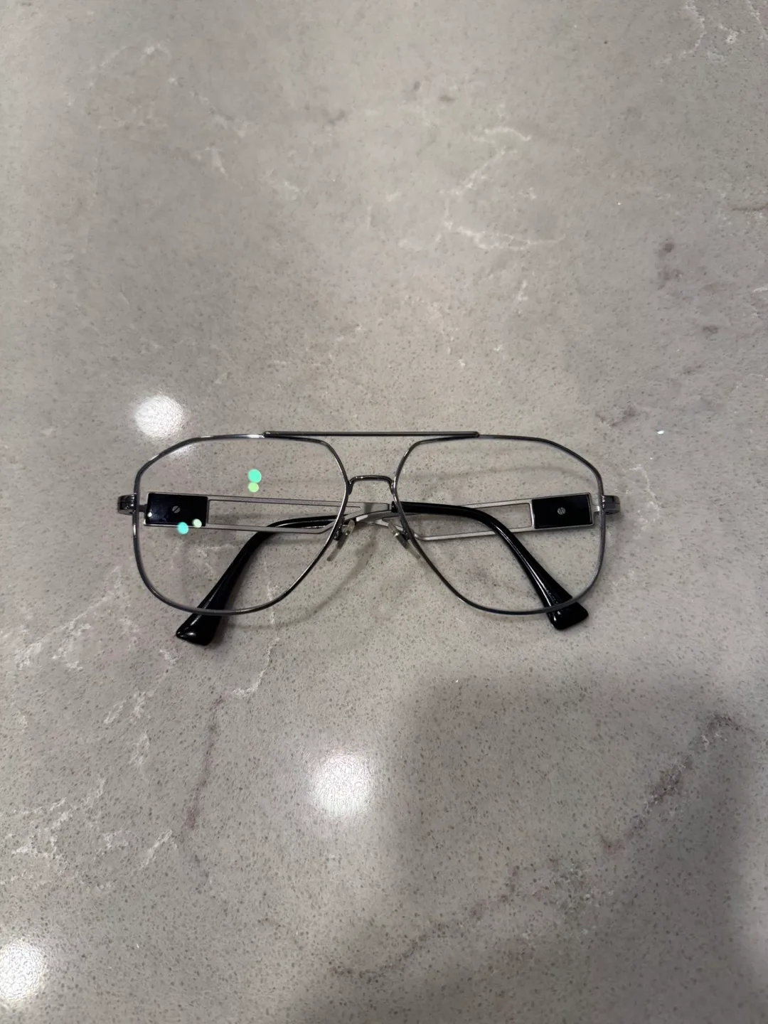 Versace pilot frame glasses image indicator(10)
