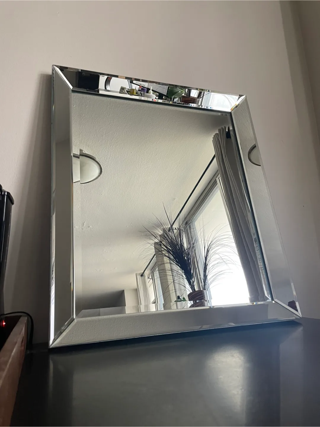 Framed Bevelled Mirror image indicator(2)