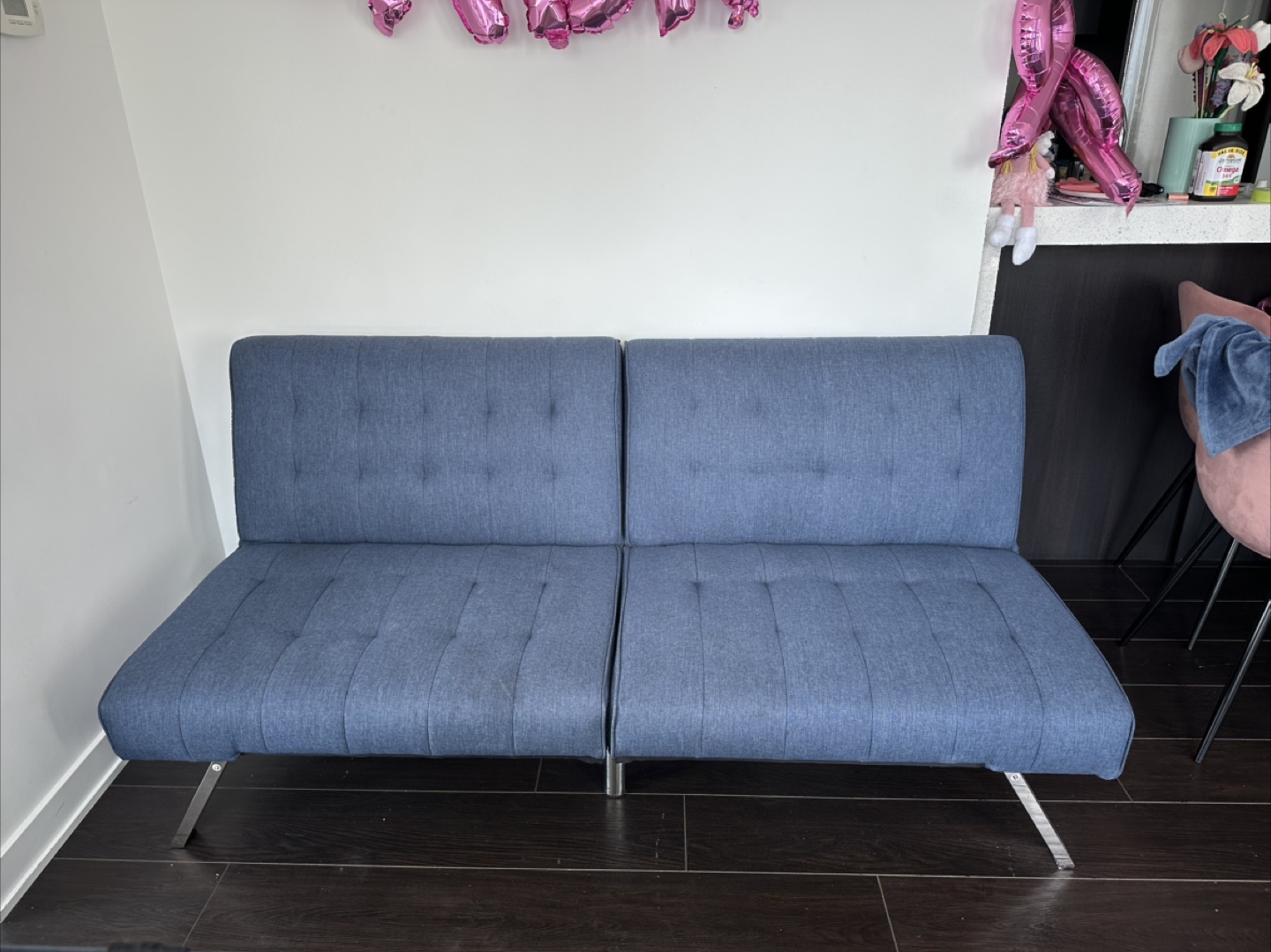 Blue Futon Sofa Bed