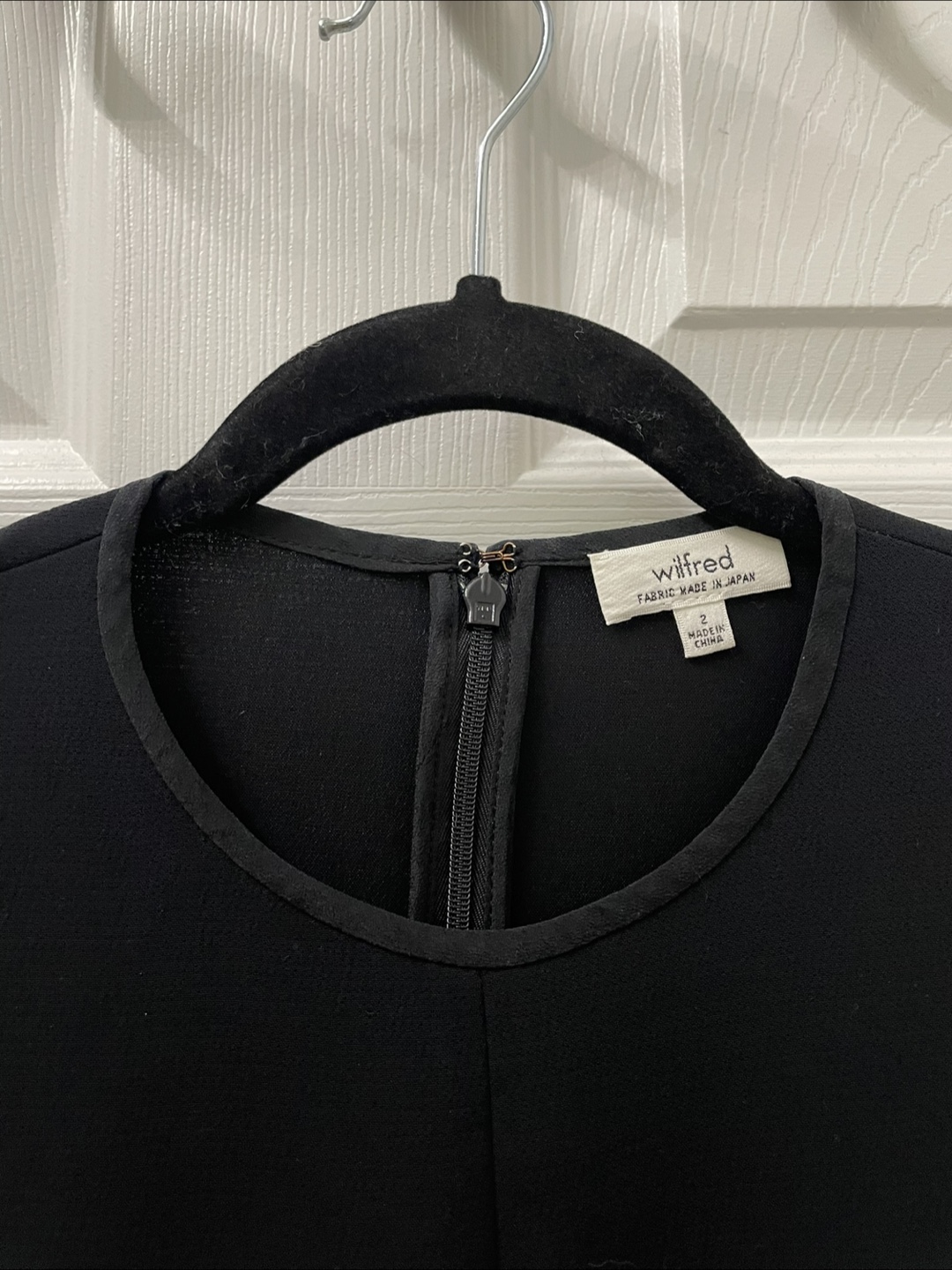 Wilfred Black Mini Dress - Size 2 - photo 3