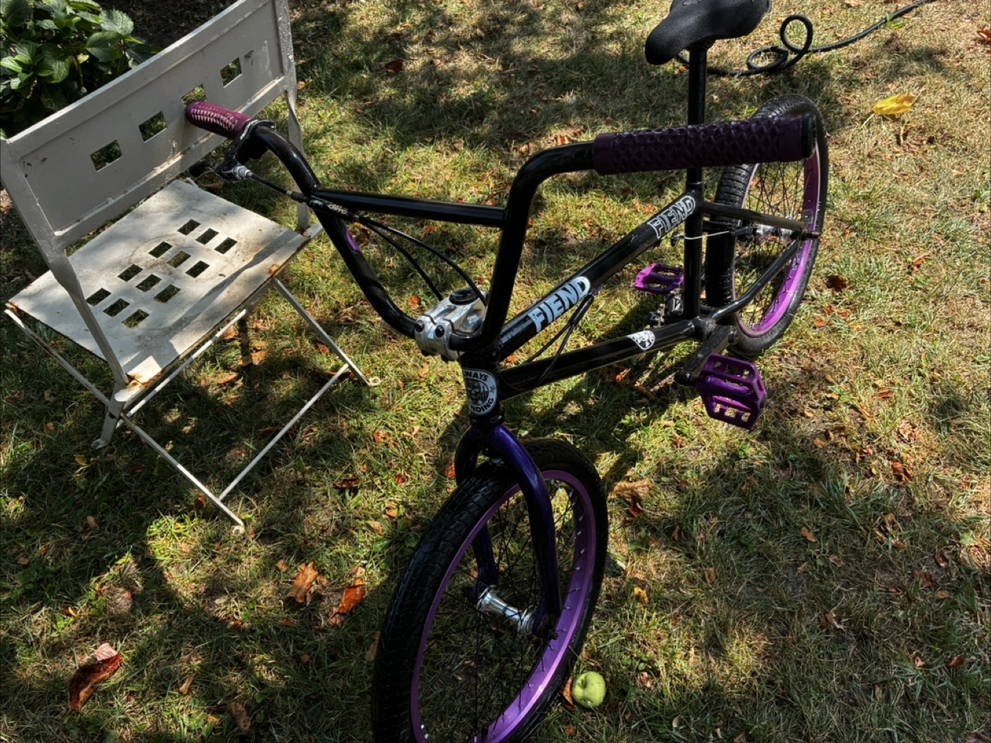 Fiend BMX Bike - Black & Purple - photo 3