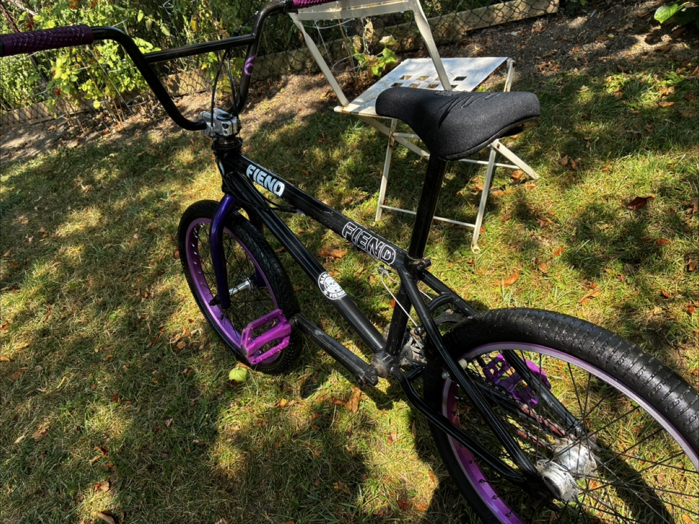 Fiend BMX Bike - Black & Purple - photo 4