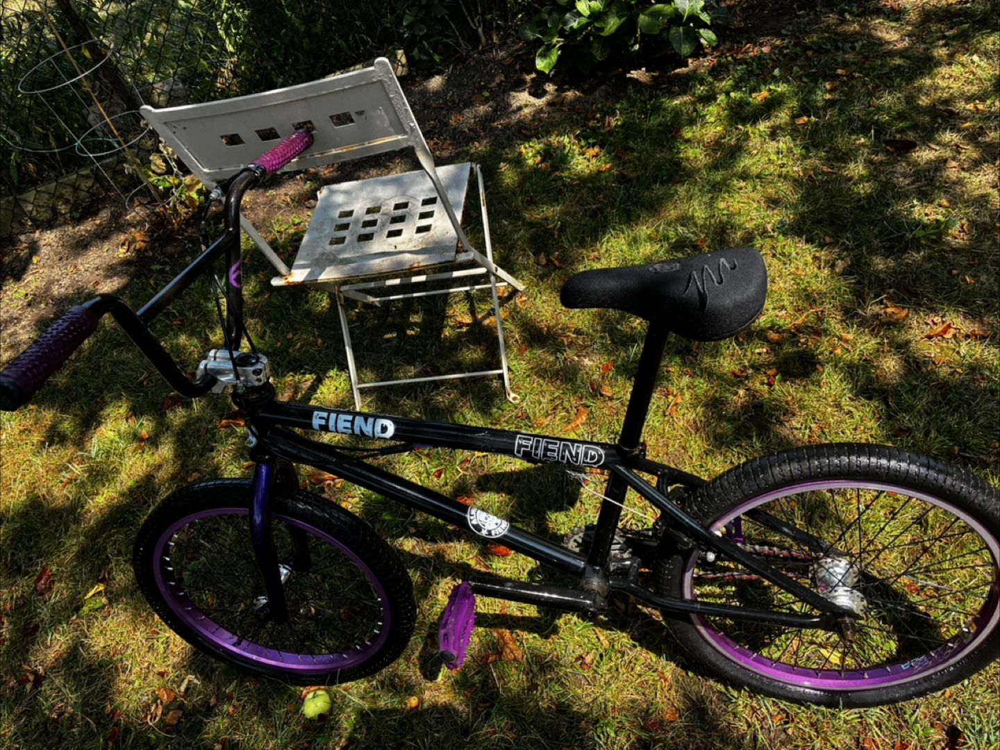 Fiend BMX Bike - Black & Purple - photo 2
