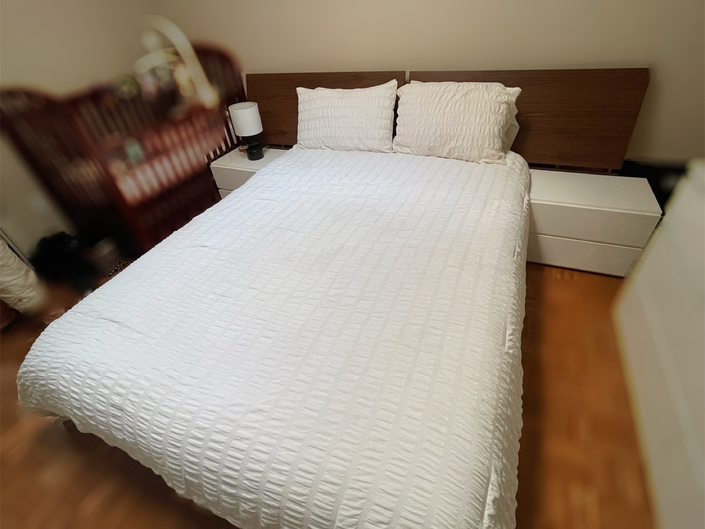Queen Bed Frame with Headboard