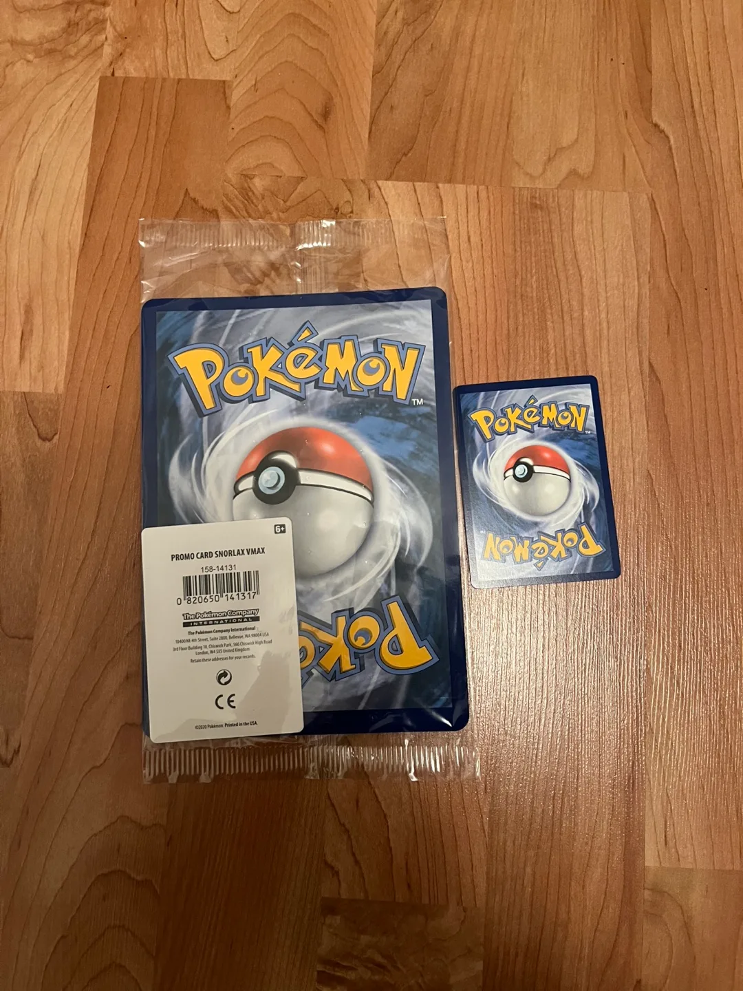 Pokemon Snorlax VMAX Jumbo Promo Card image indicator(2)