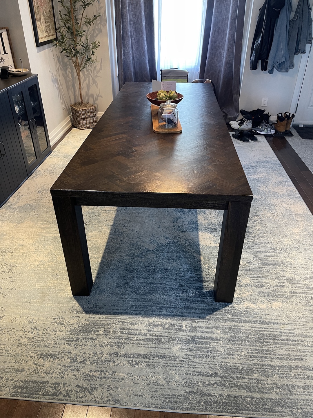 Dining Table - Dark Wood - photo 2