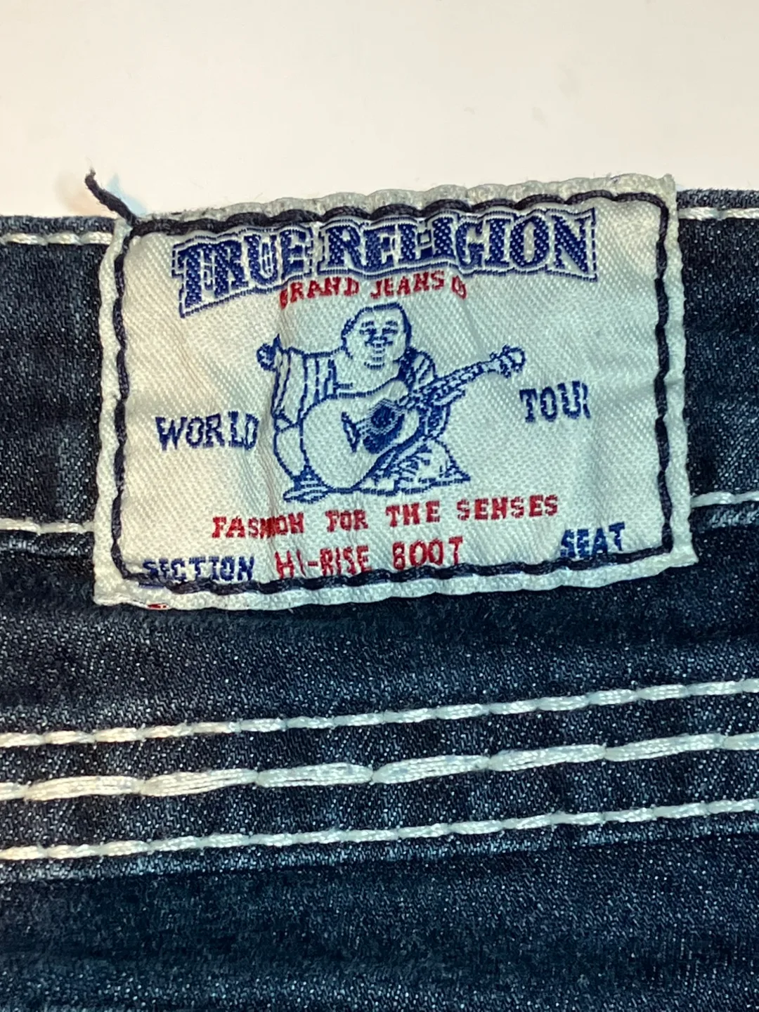 True Religion Hi-Rise Bootcut Jeans, Size 28 image indicator(5)