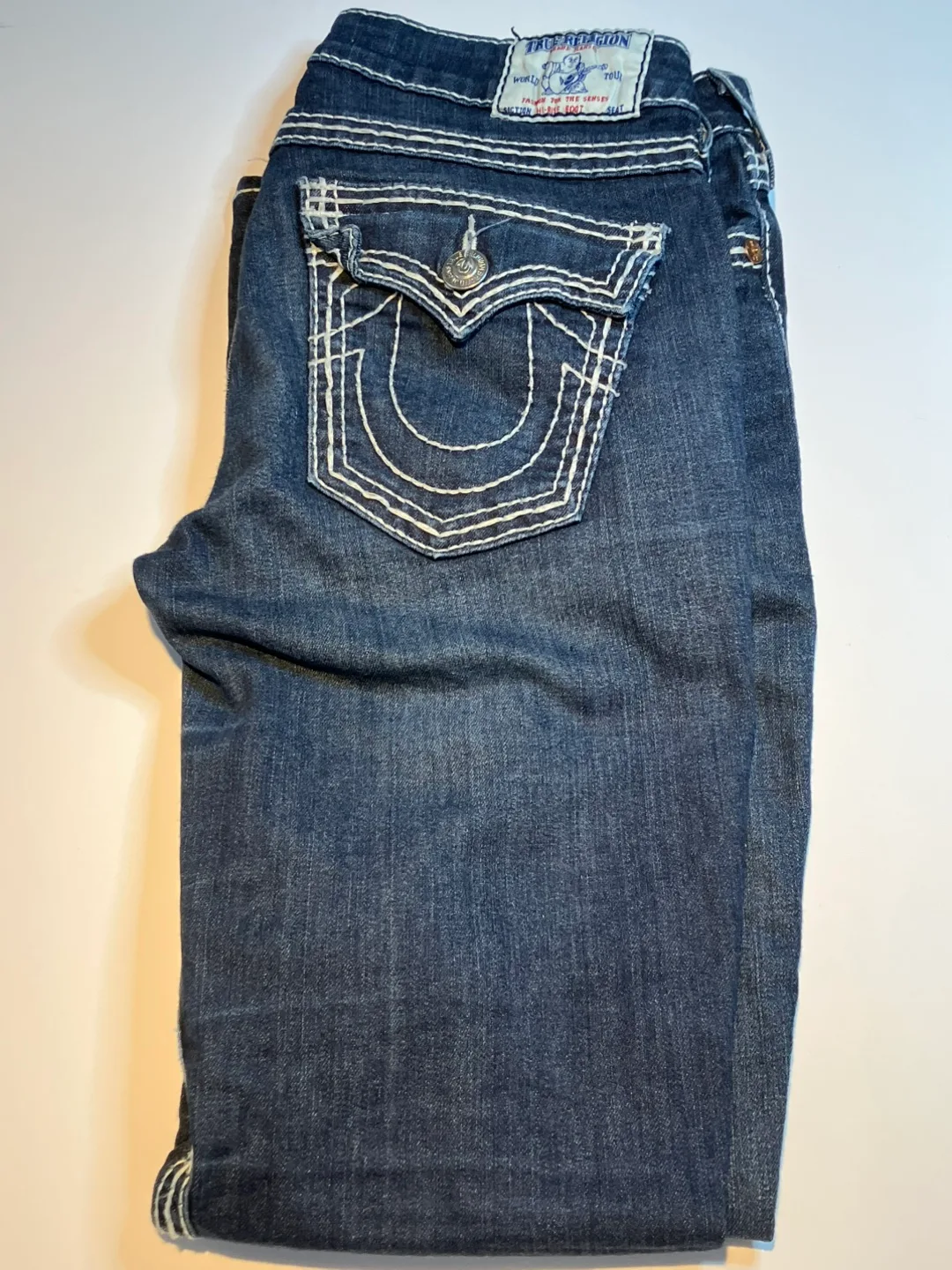 True Religion Hi-Rise Bootcut Jeans, Size 28 image indicator(2)