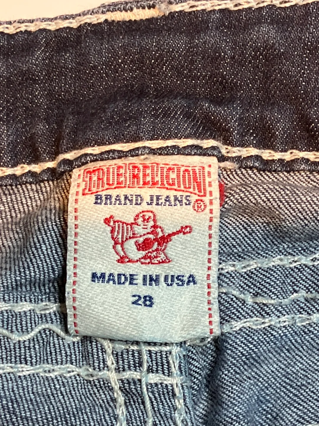 True Religion Hi-Rise Bootcut Jeans, Size 28 image indicator(6)