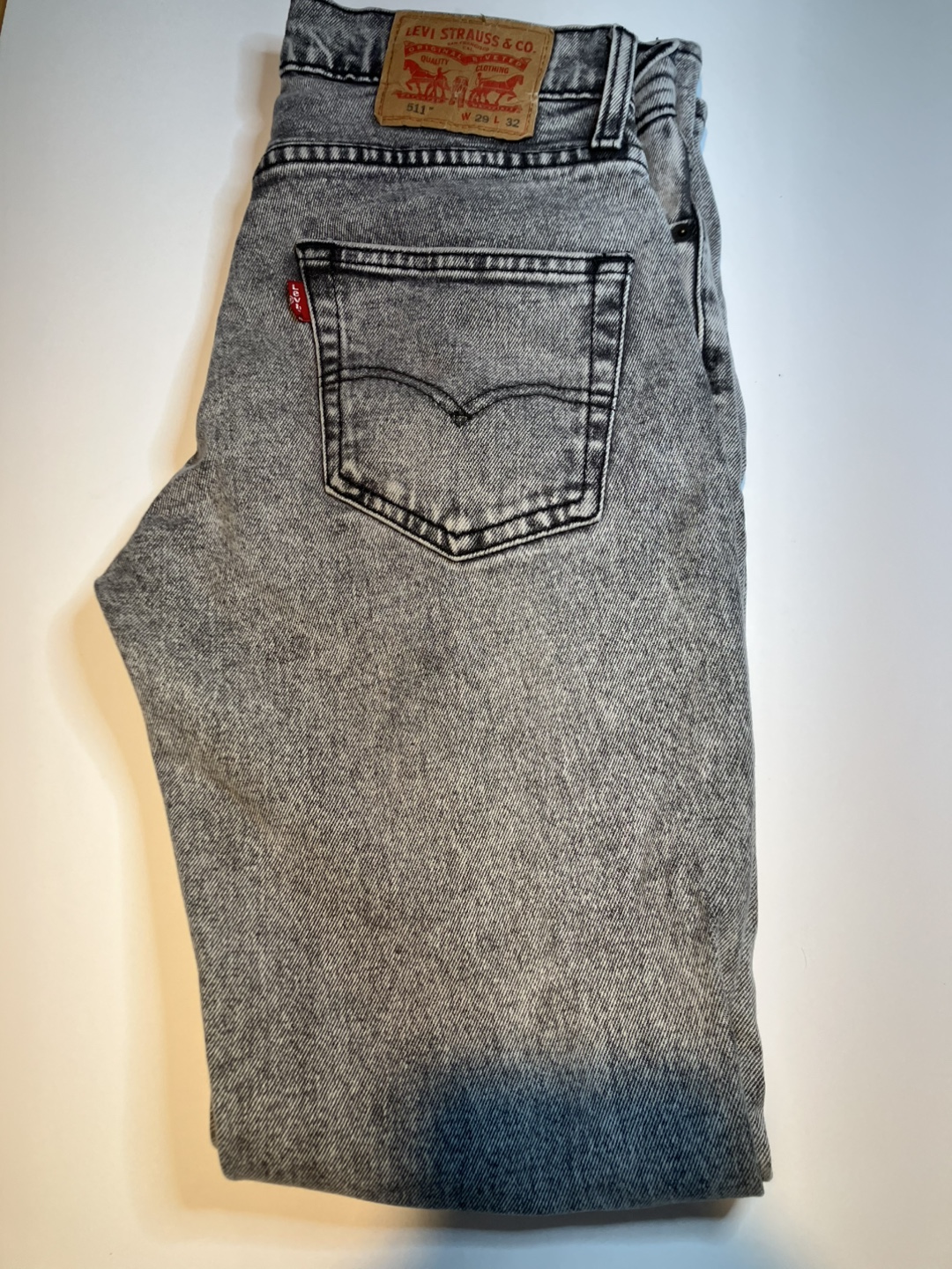 Levi's 511 Jeans, W29 L32, Grey