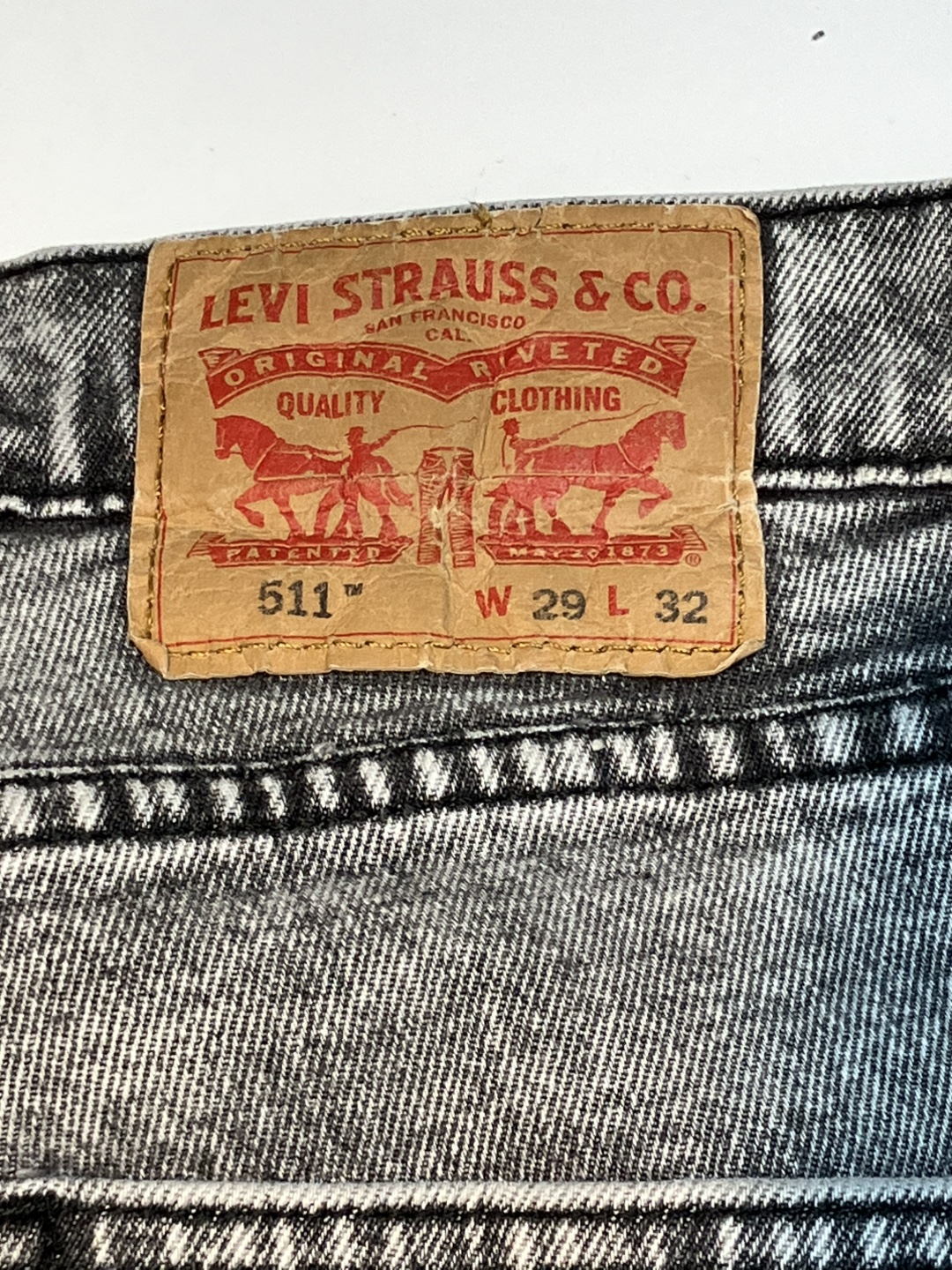 Levi's 511 Jeans, W29 L32, Grey - photo 5