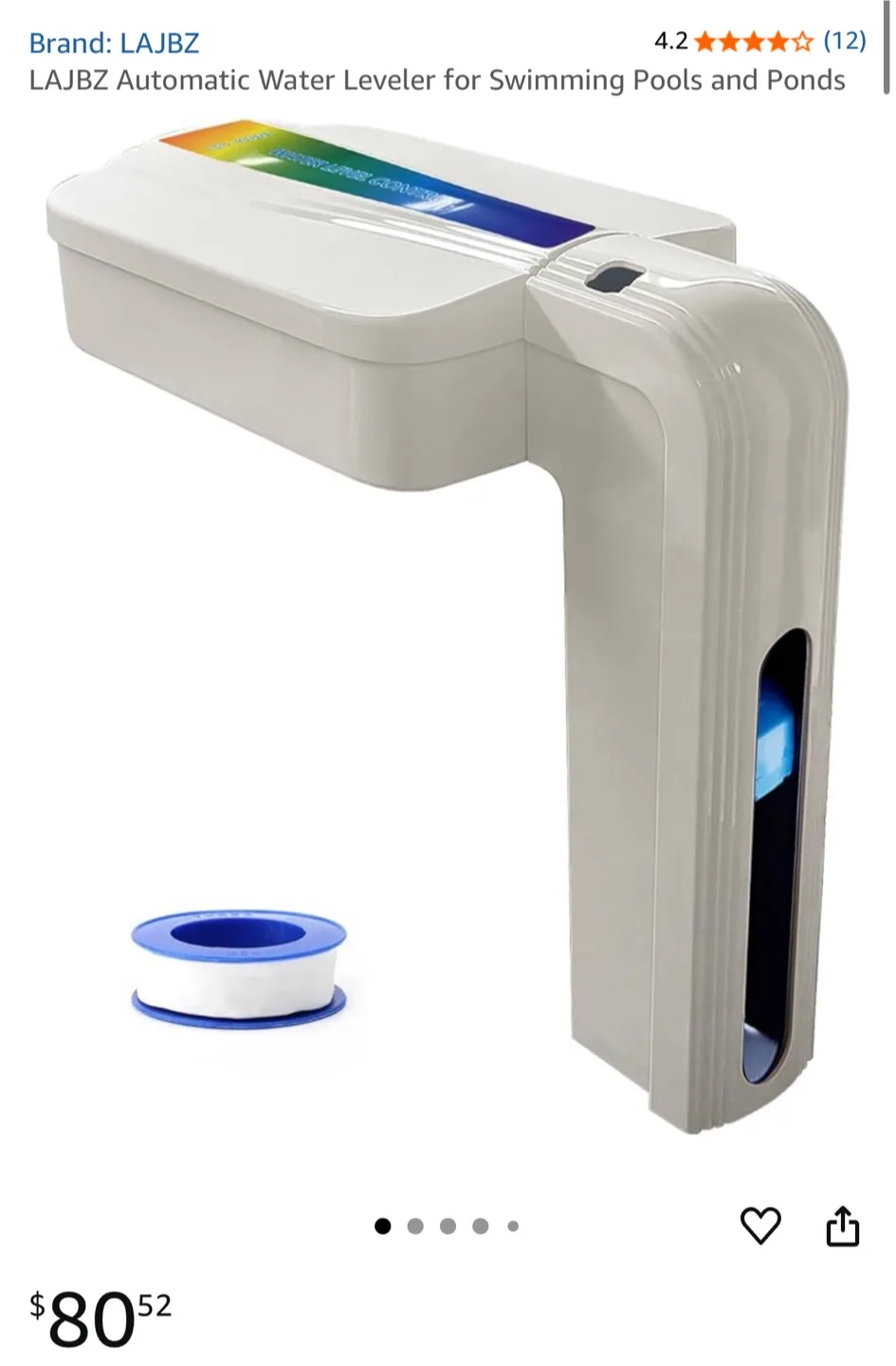 LAJBZ Automatic Water Leveler for Swimming Pools and Ponds thumbnail