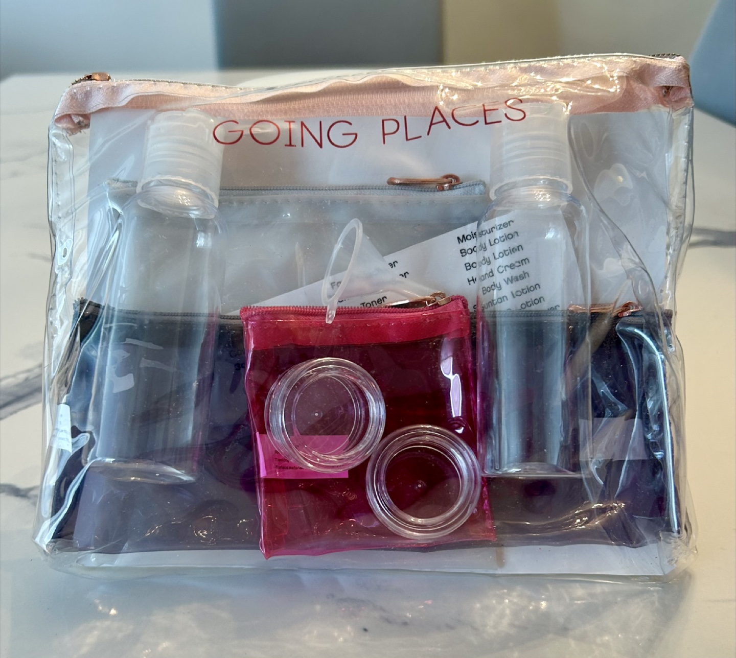 Going Places Travel Toiletry Set - New!