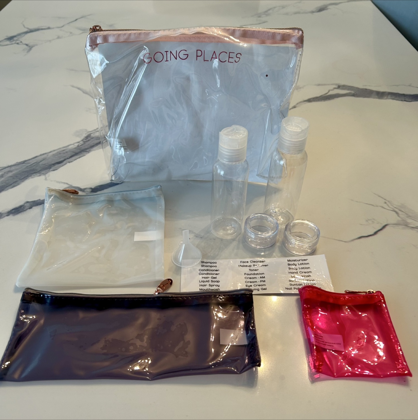Going Places Travel Toiletry Set - New! - photo 2
