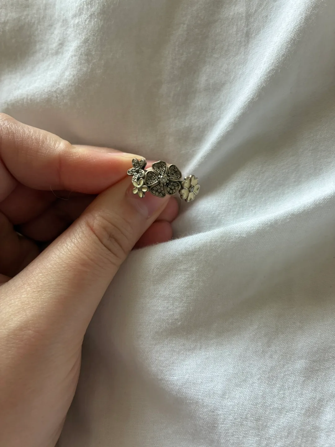 Pandora Silver Wildflower Meadow Ring thumbnail