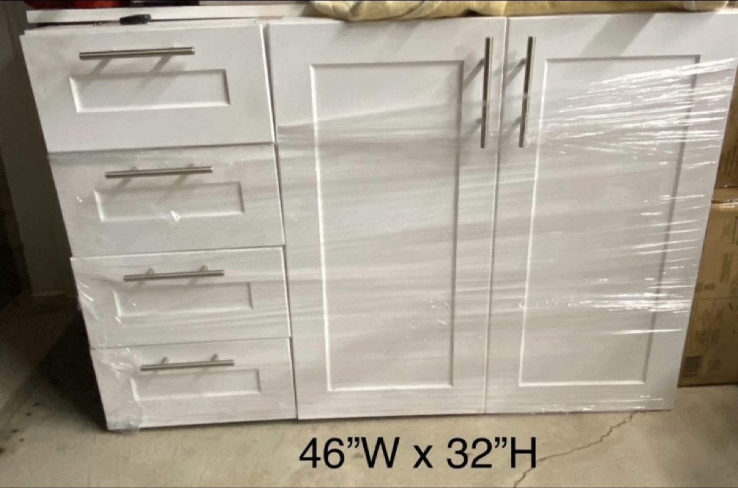 New White Bathroom Vanity