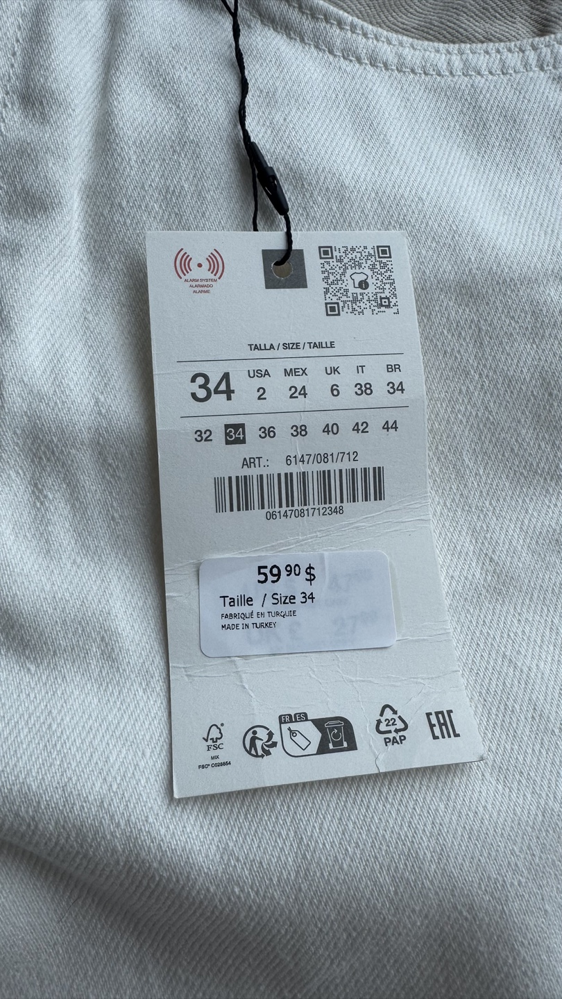 Zara Mom Fit Jeans - Size 34 - photo 3
