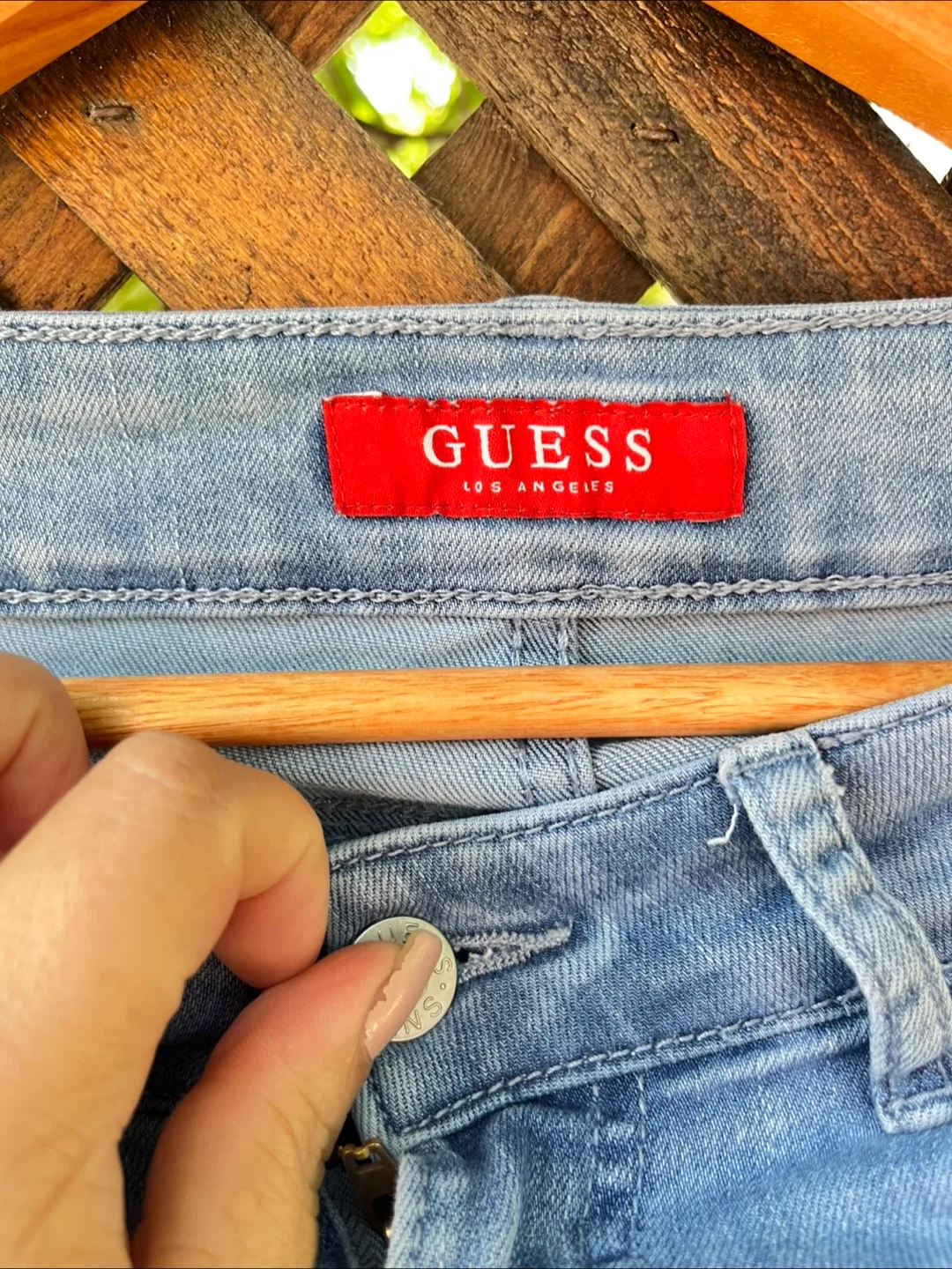 Guess Los Angeles Jeans - Light Wash, Distressed image indicator(3)