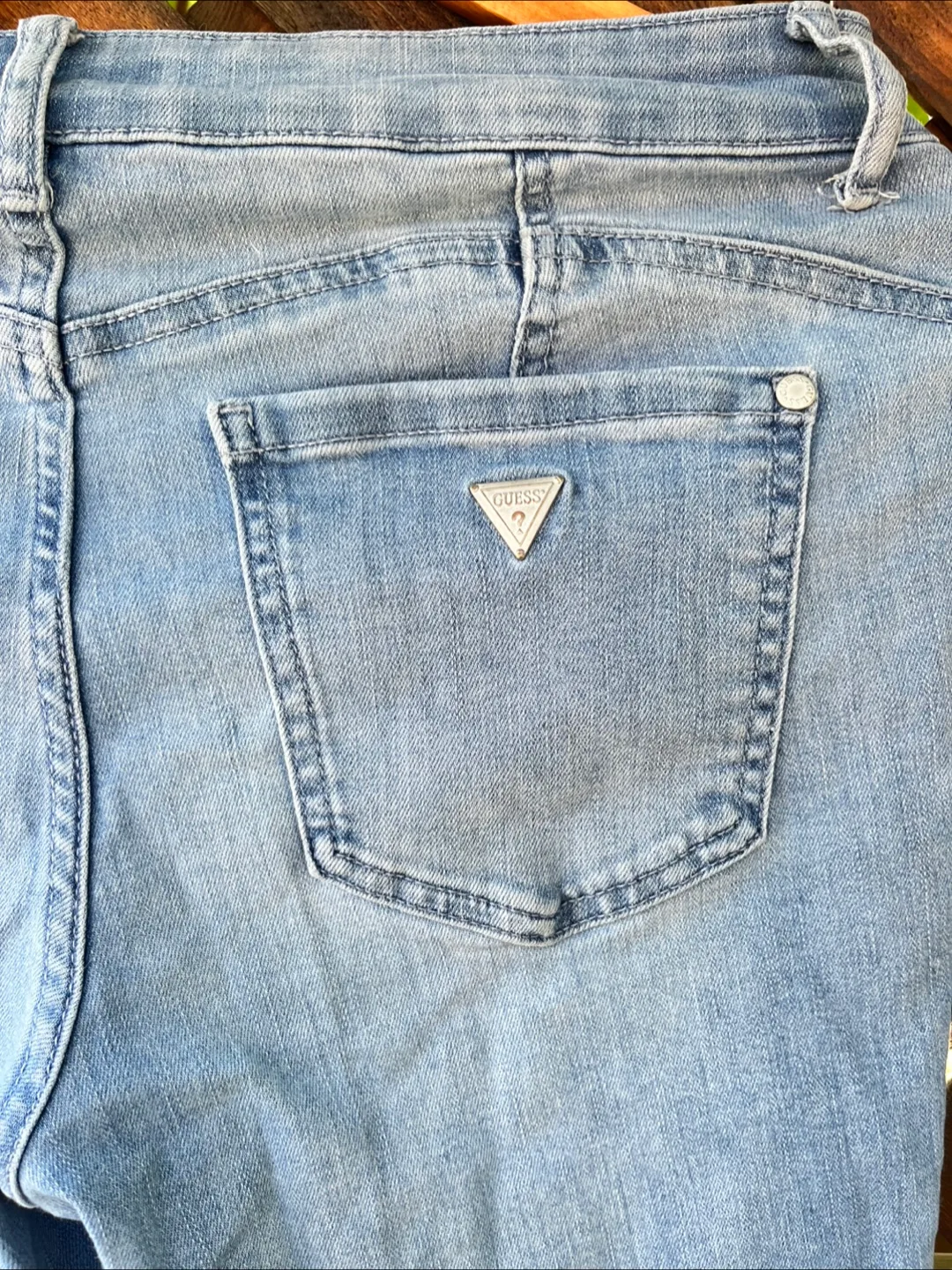 Guess Los Angeles Jeans - Light Wash, Distressed image indicator(4)