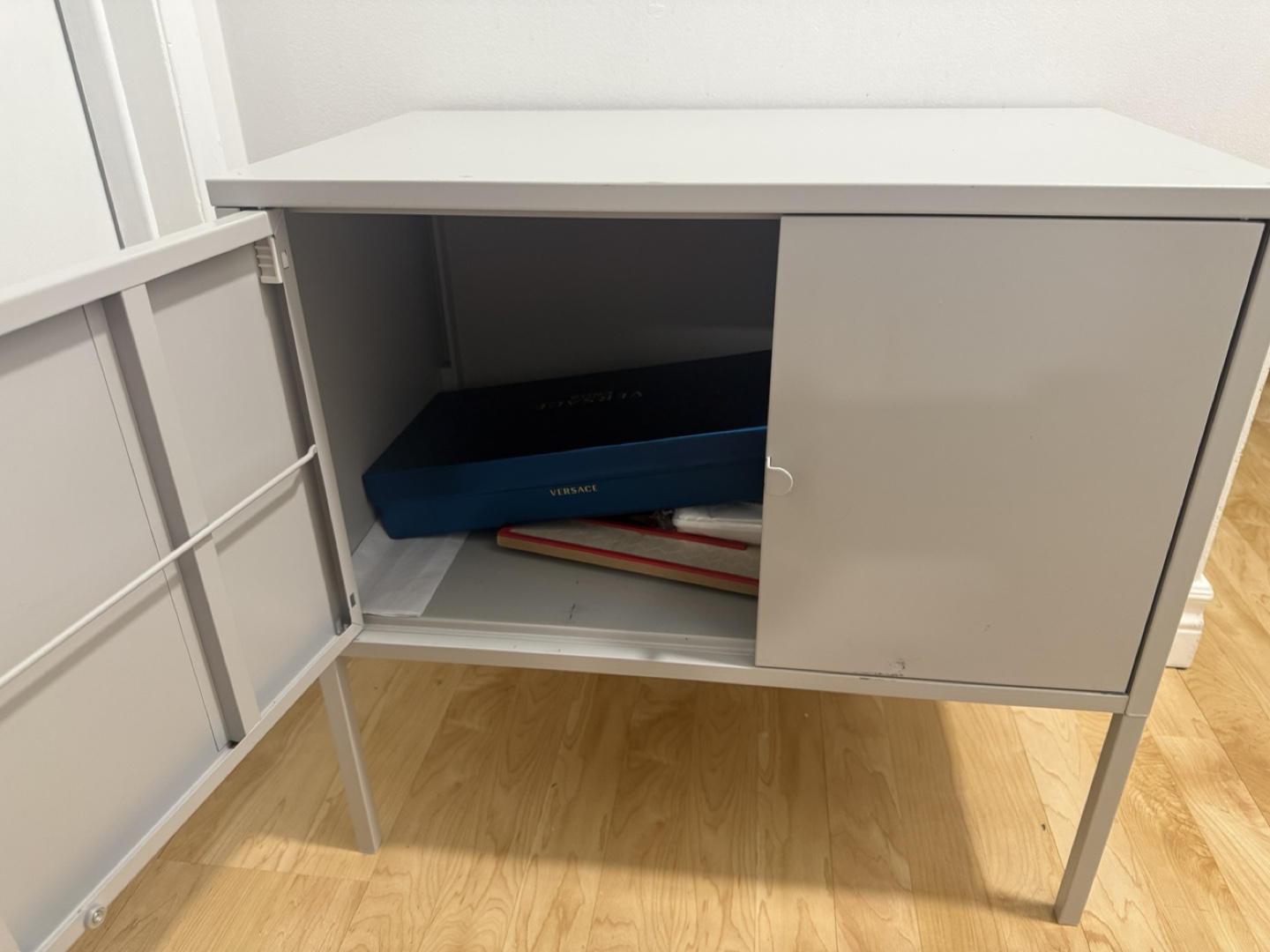 Grey Metal Cabinet - photo 2