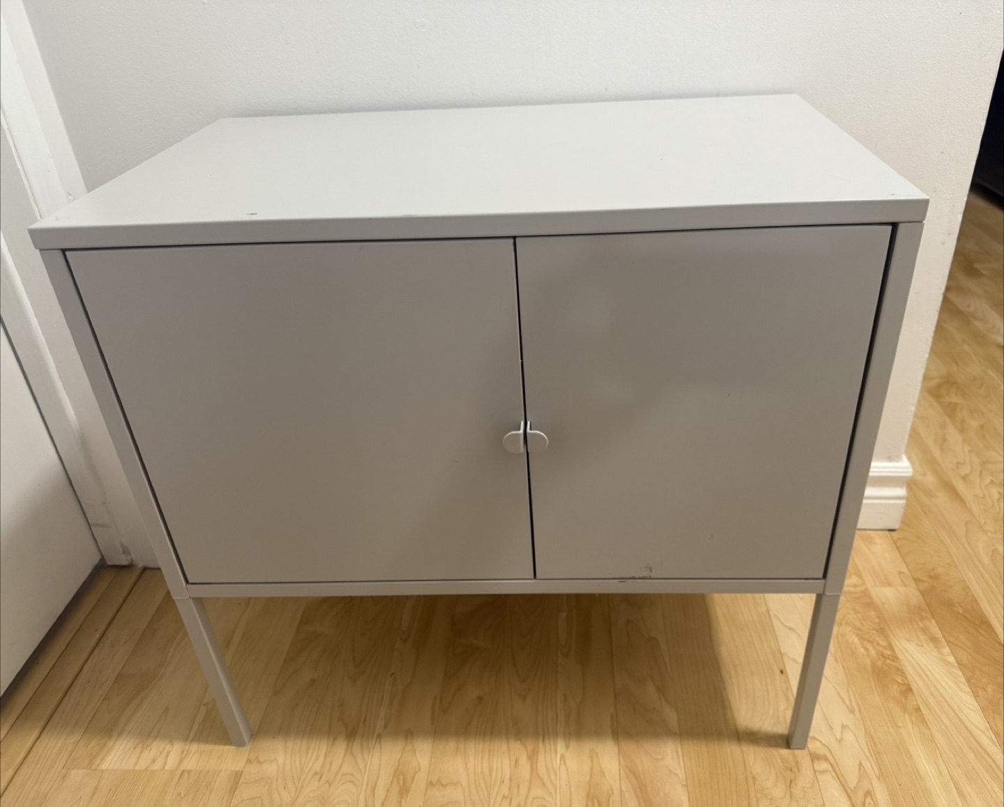 Grey Metal Cabinet