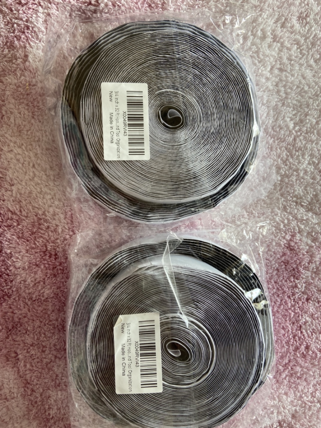 New 3/4 inch x 32 ft Hook and Tool Organization