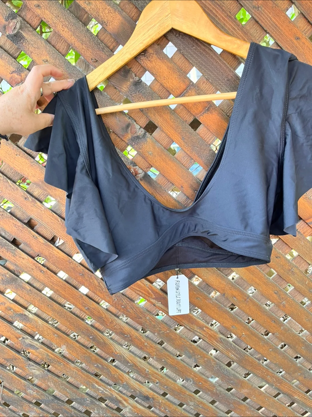 Sportlike Black Swim Top - Size L image indicator(6)