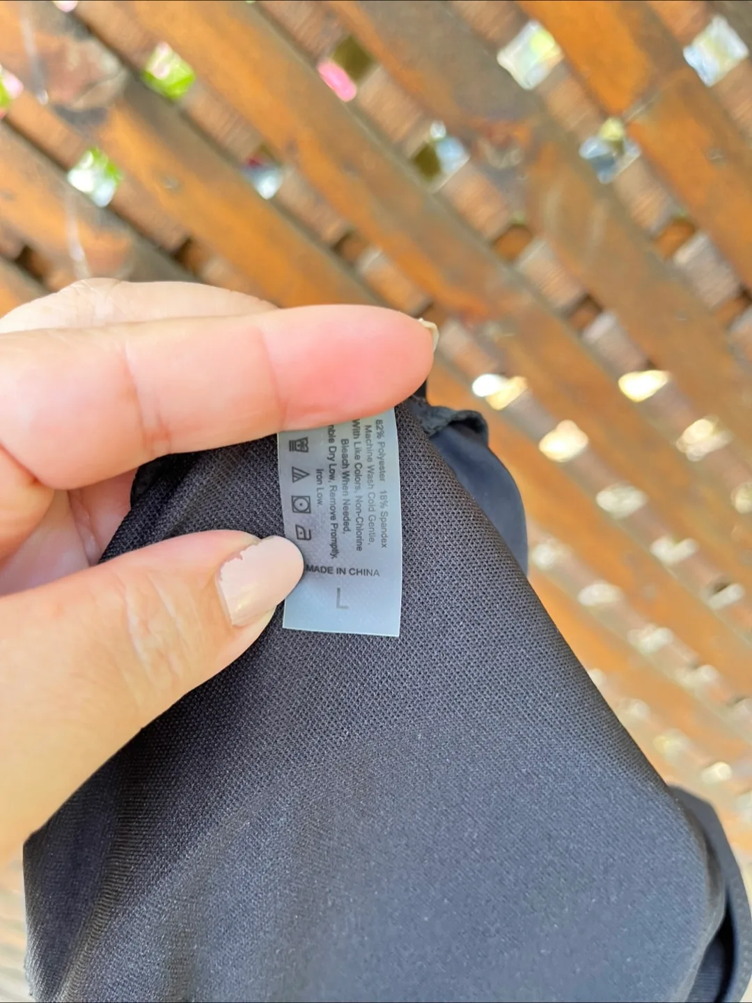 Sportlike Black Swim Top - Size L image indicator(5)