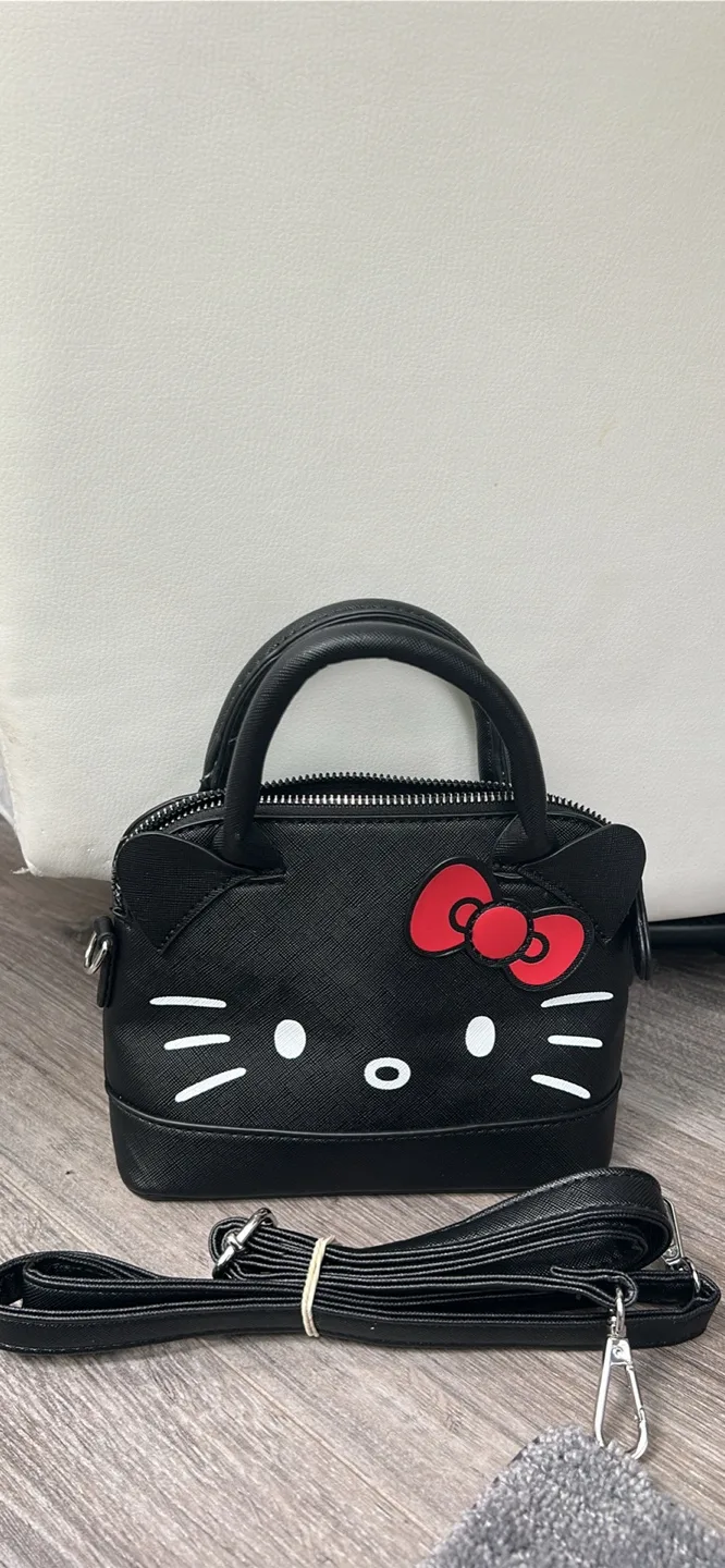 Hello Kitty Black Mini Dome Bag thumbnail