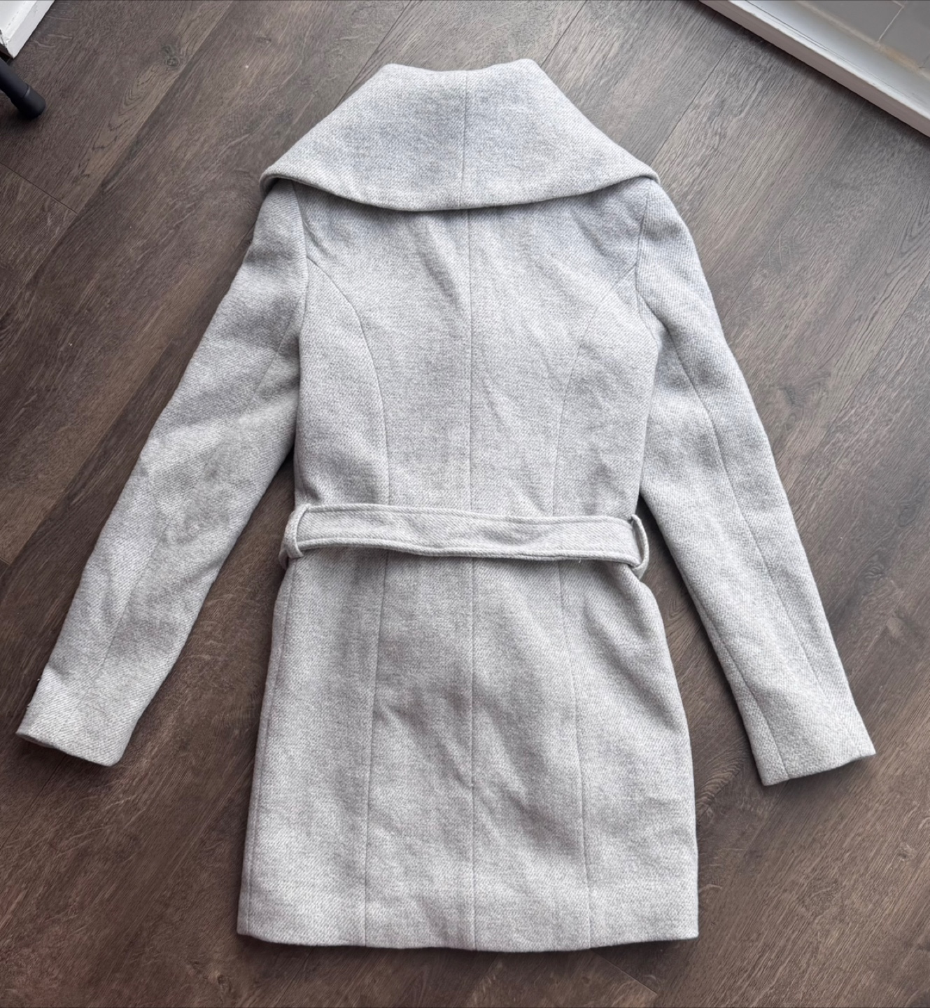 Le Chateau Wool Blend Grey Coat - Size XXS - photo 2