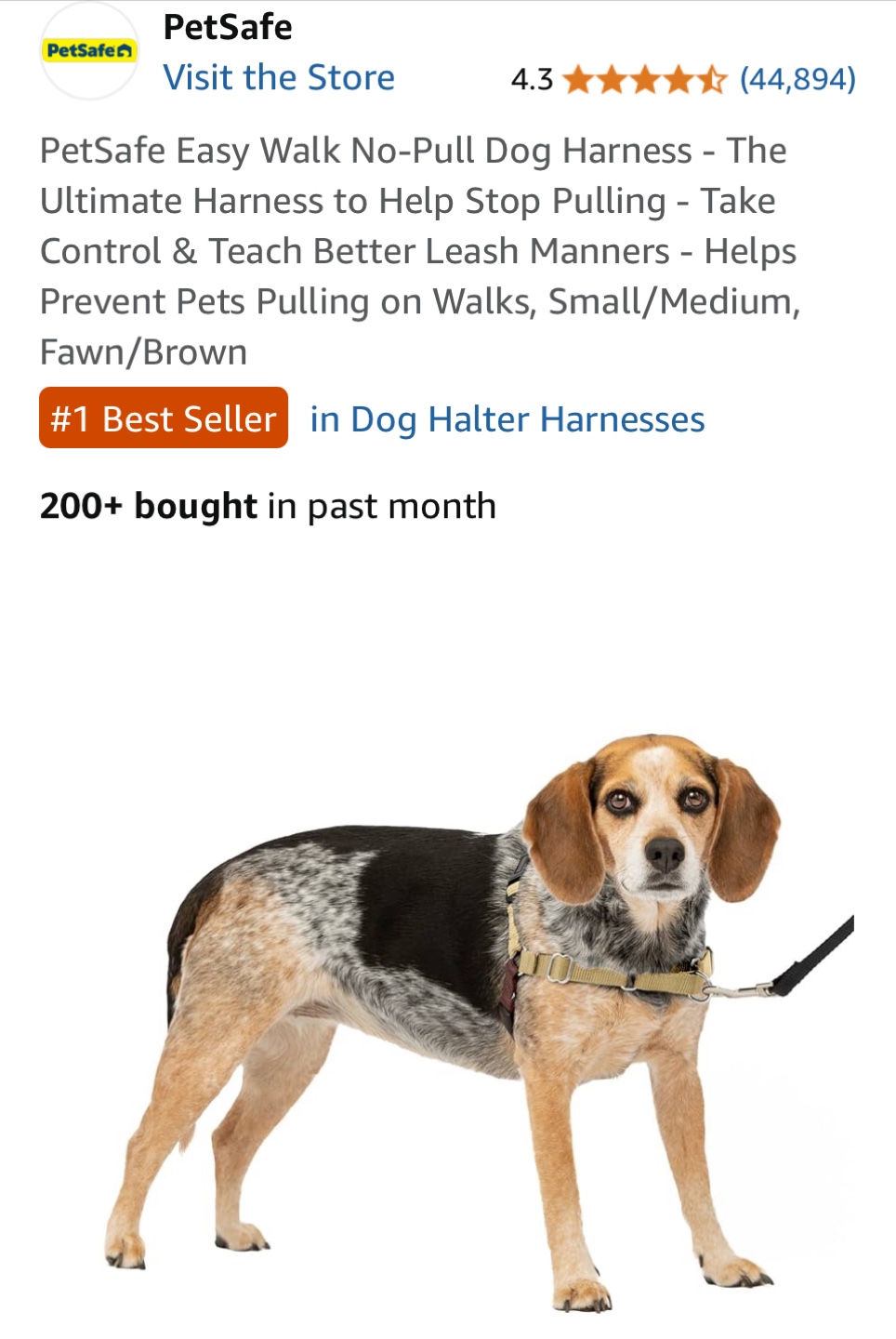 PetSafe Easy Walk Dog Harness - S/M - photo 5