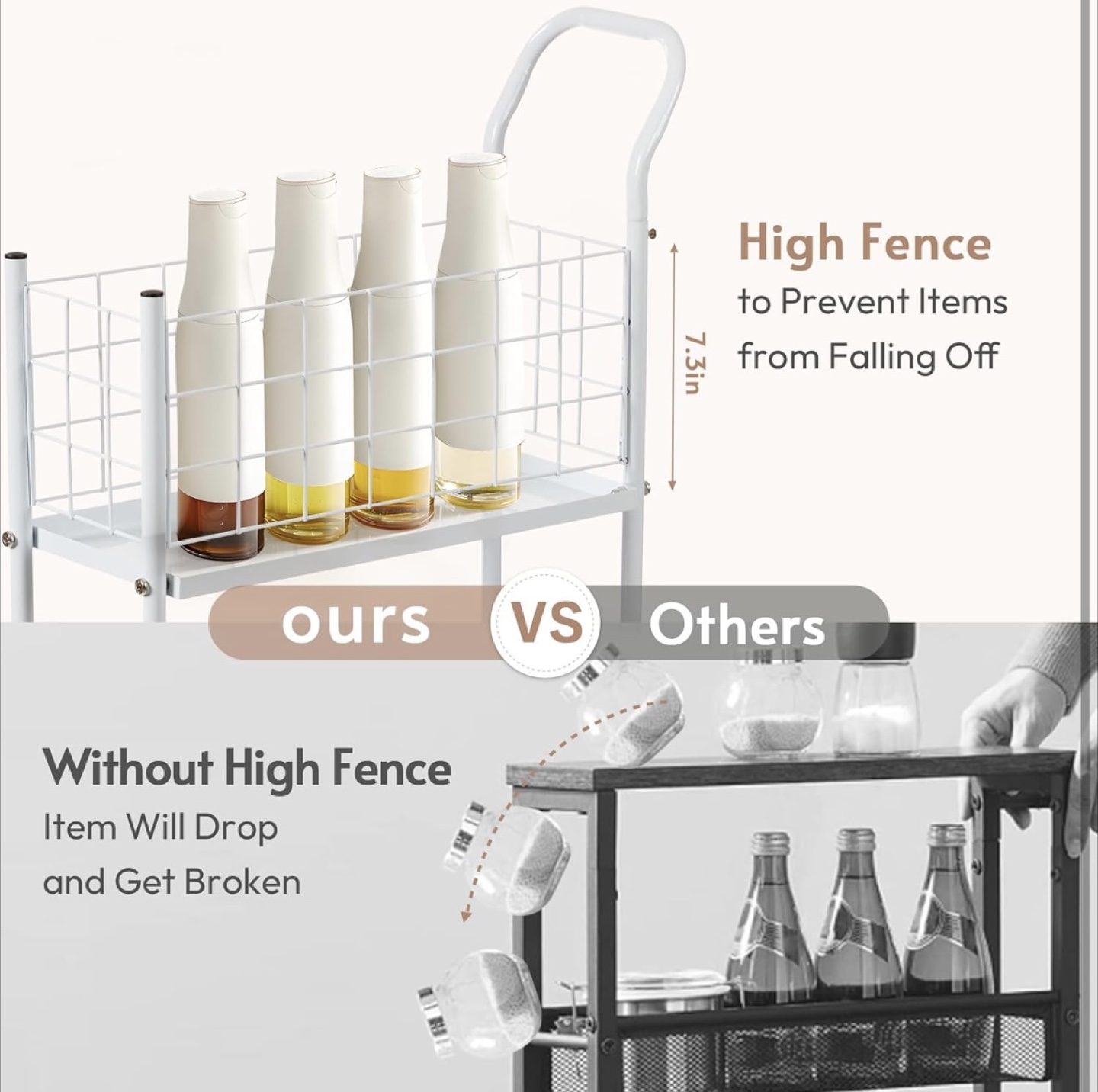 Space-Saving 4-Tier Storage Cart - photo 4